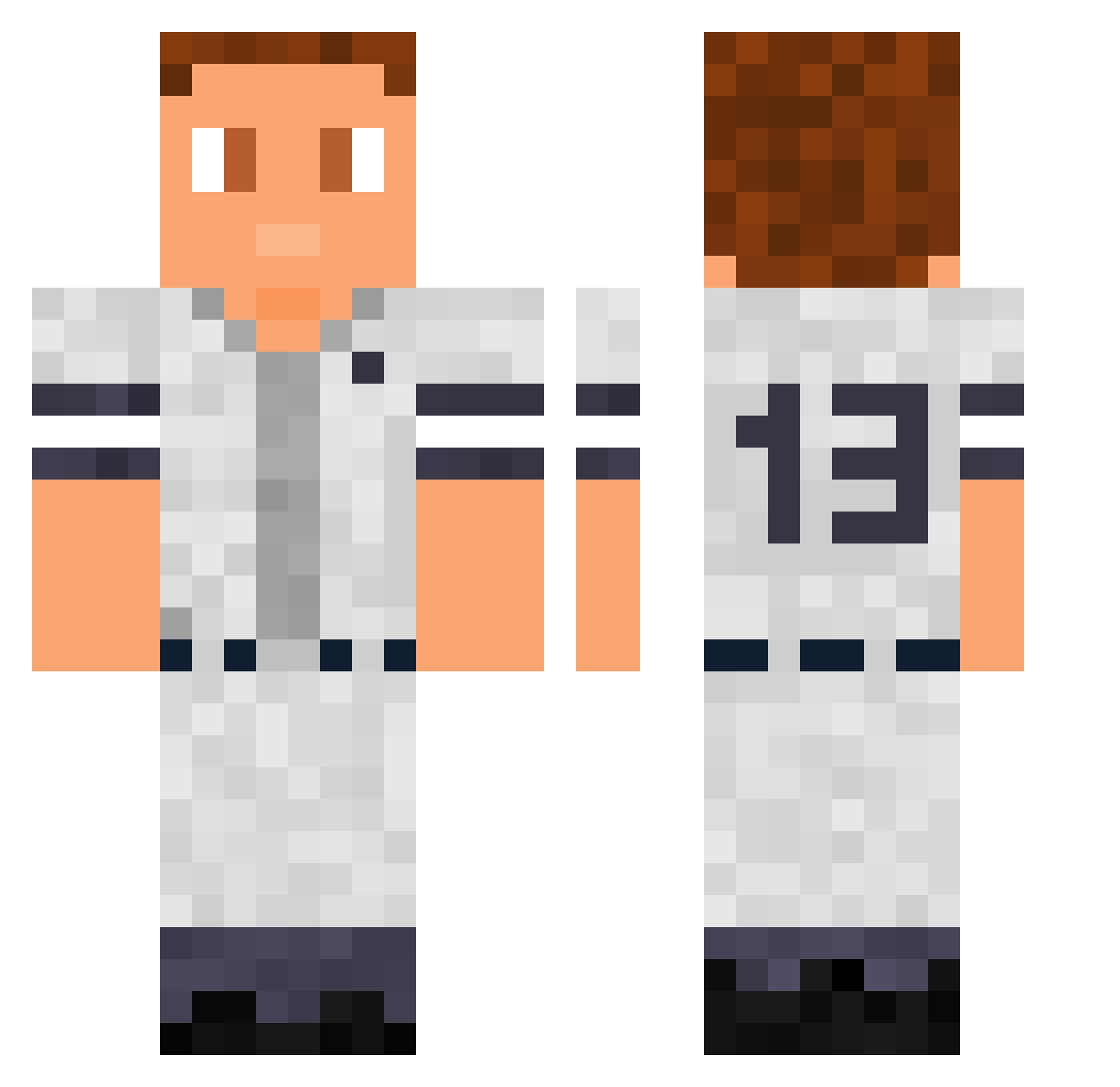 undersdaniel Minecraft skin, front and back view