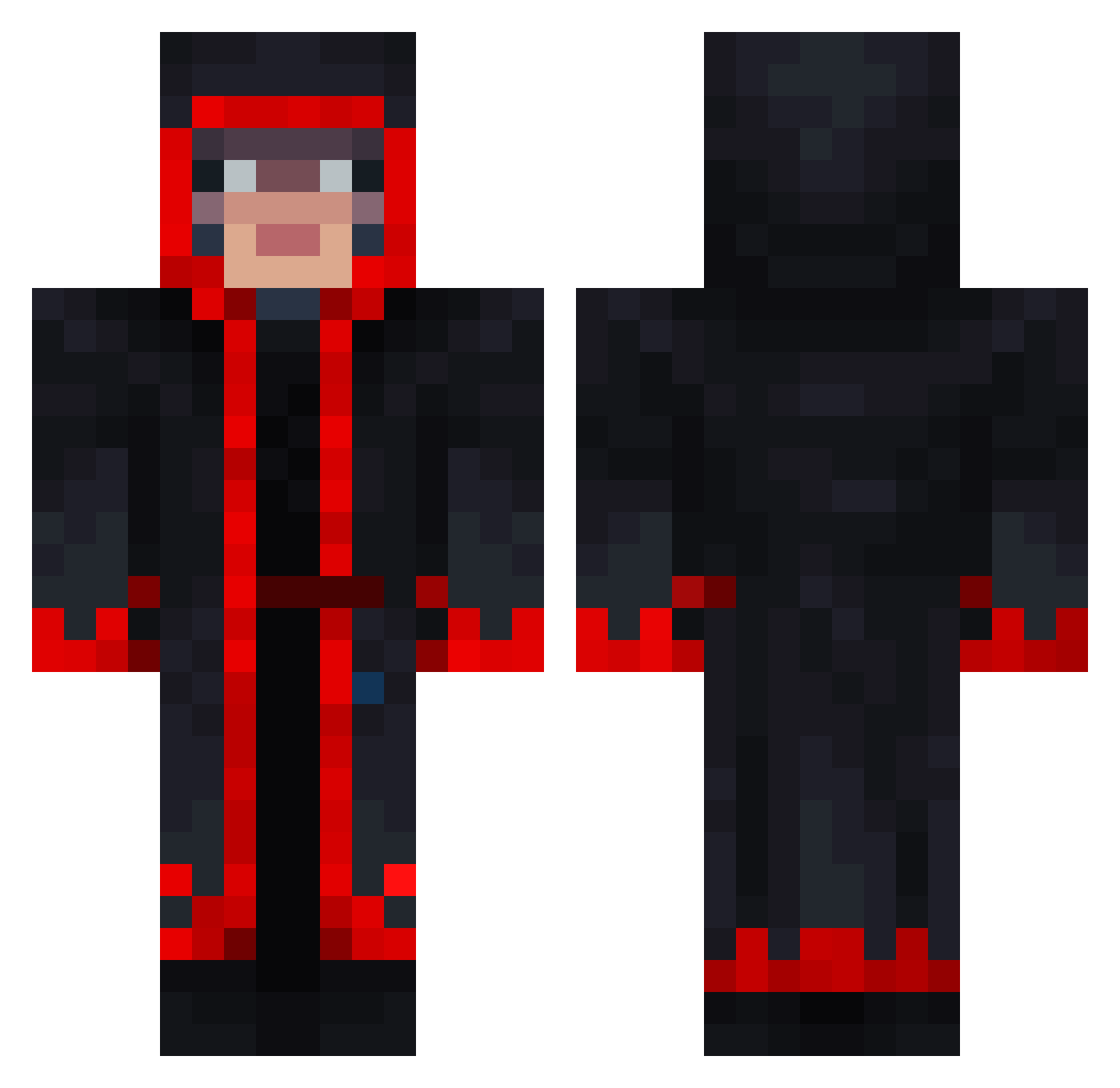 Lambert0702 Minecraft skin, front and back view