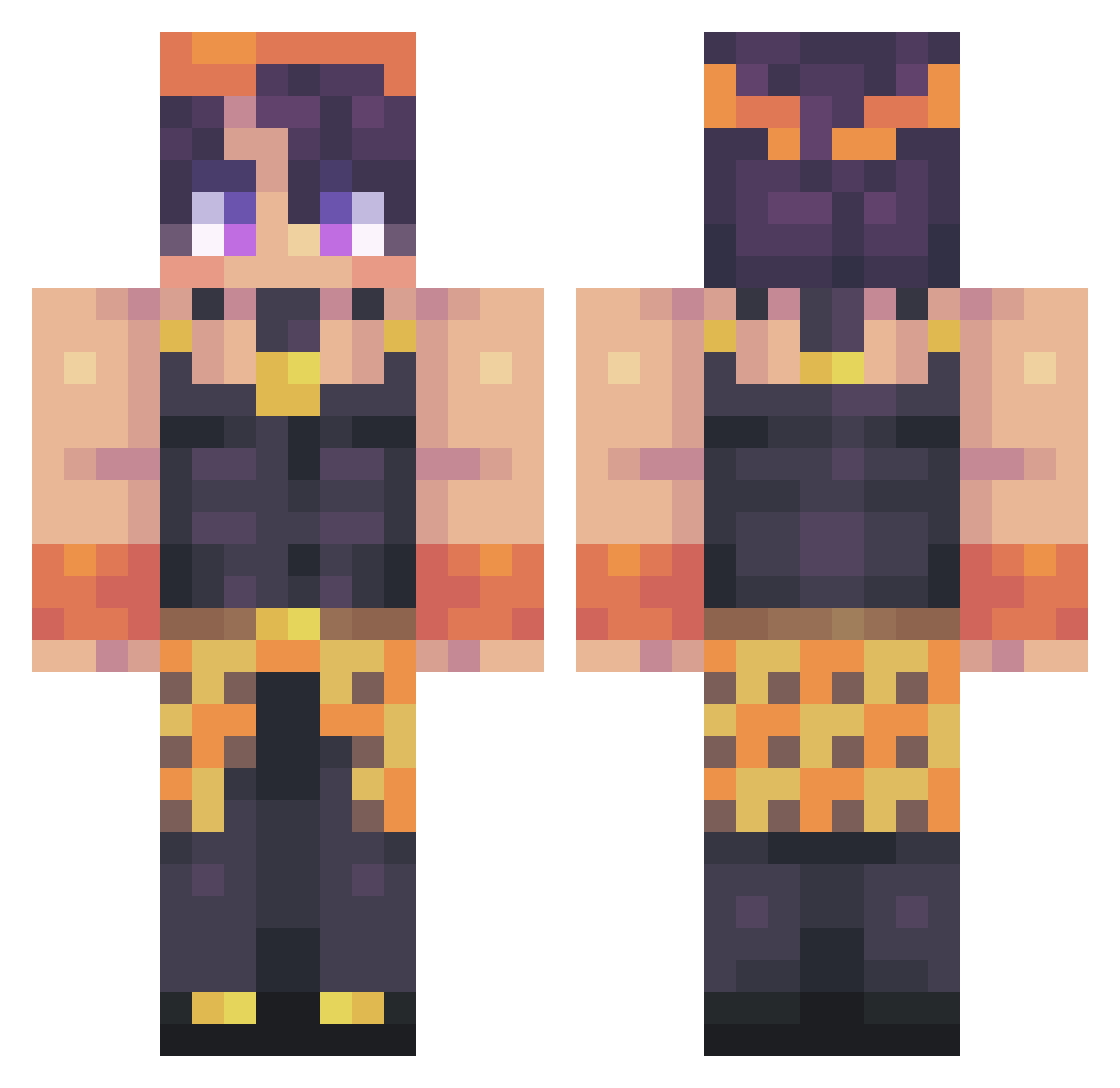 madss____ Minecraft skin, front and back view