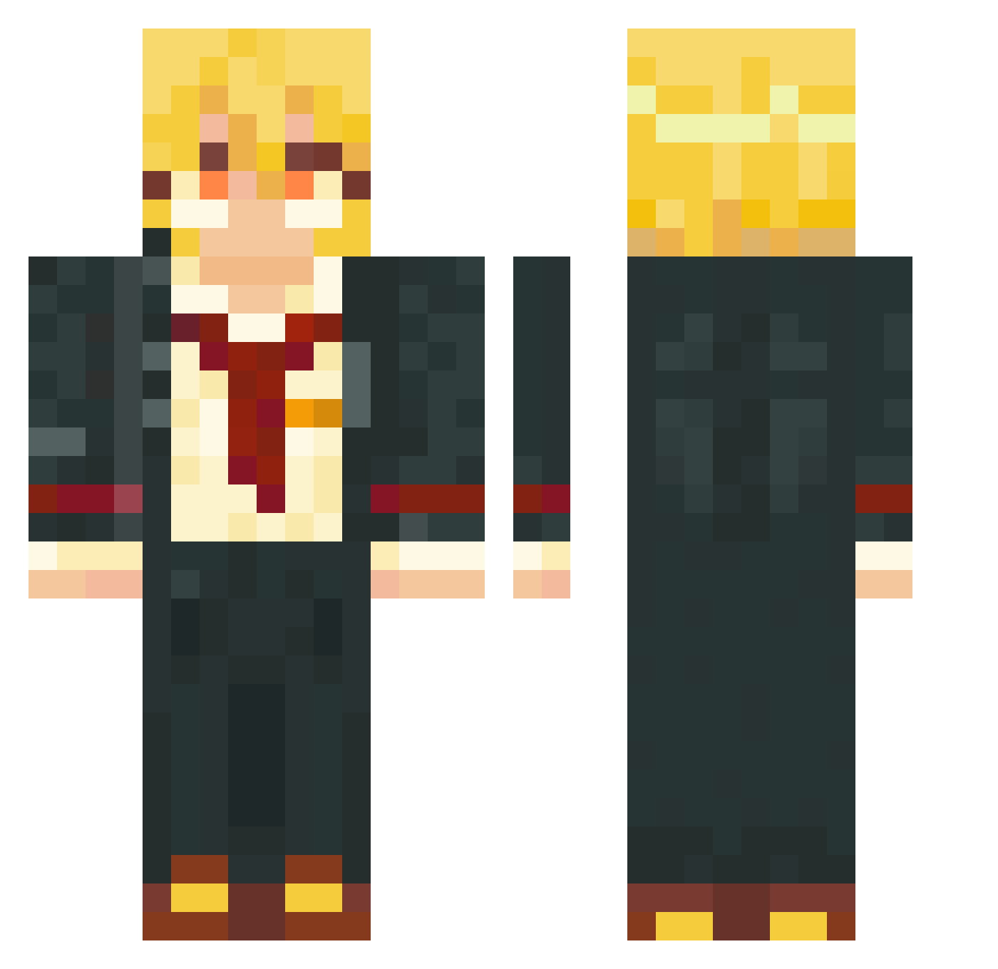 Soviet_lover999 Minecraft skin, front and back view