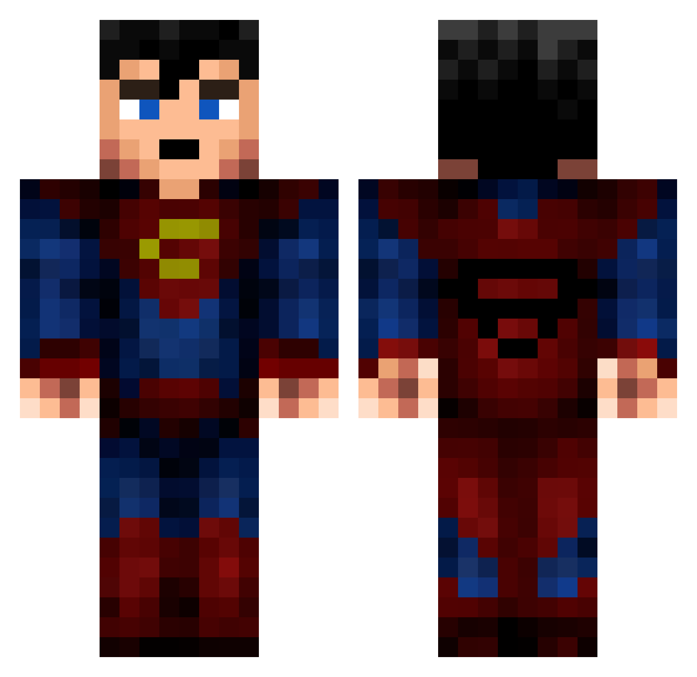 liltribe27 Minecraft skin, front and back view