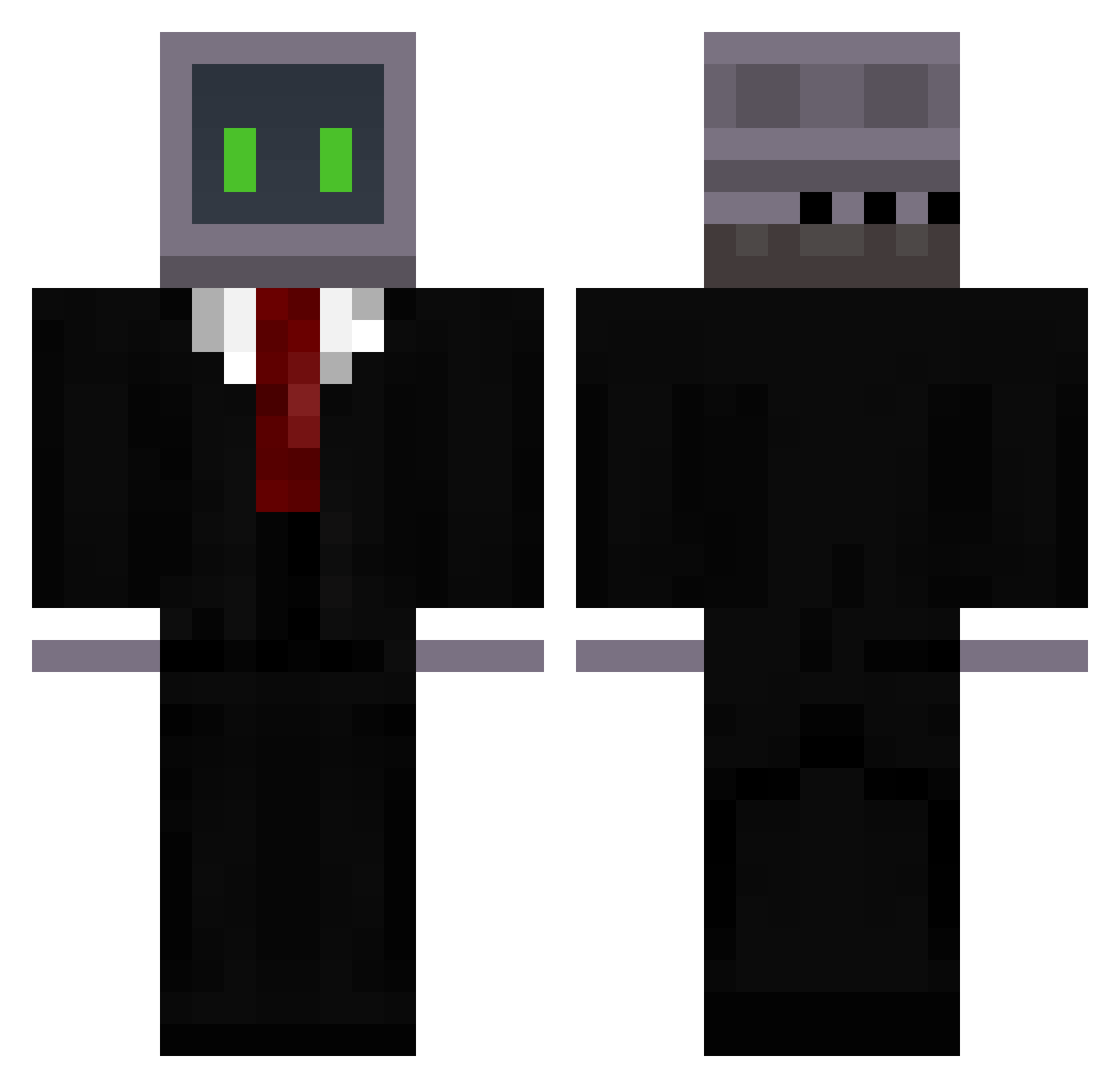 rsman2004 Minecraft skin, front and back view