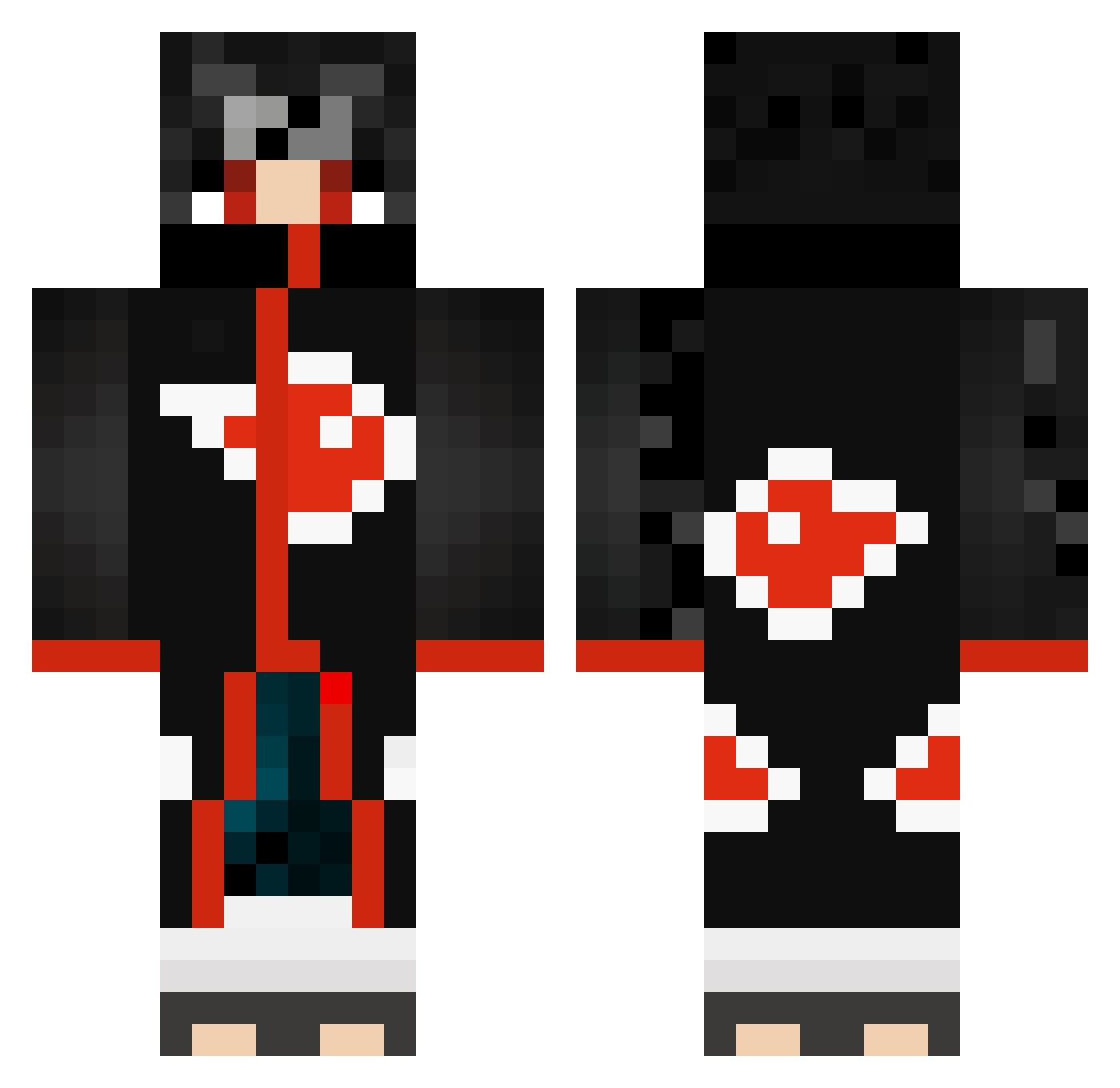 EDUBS_ Minecraft skin, front and back view