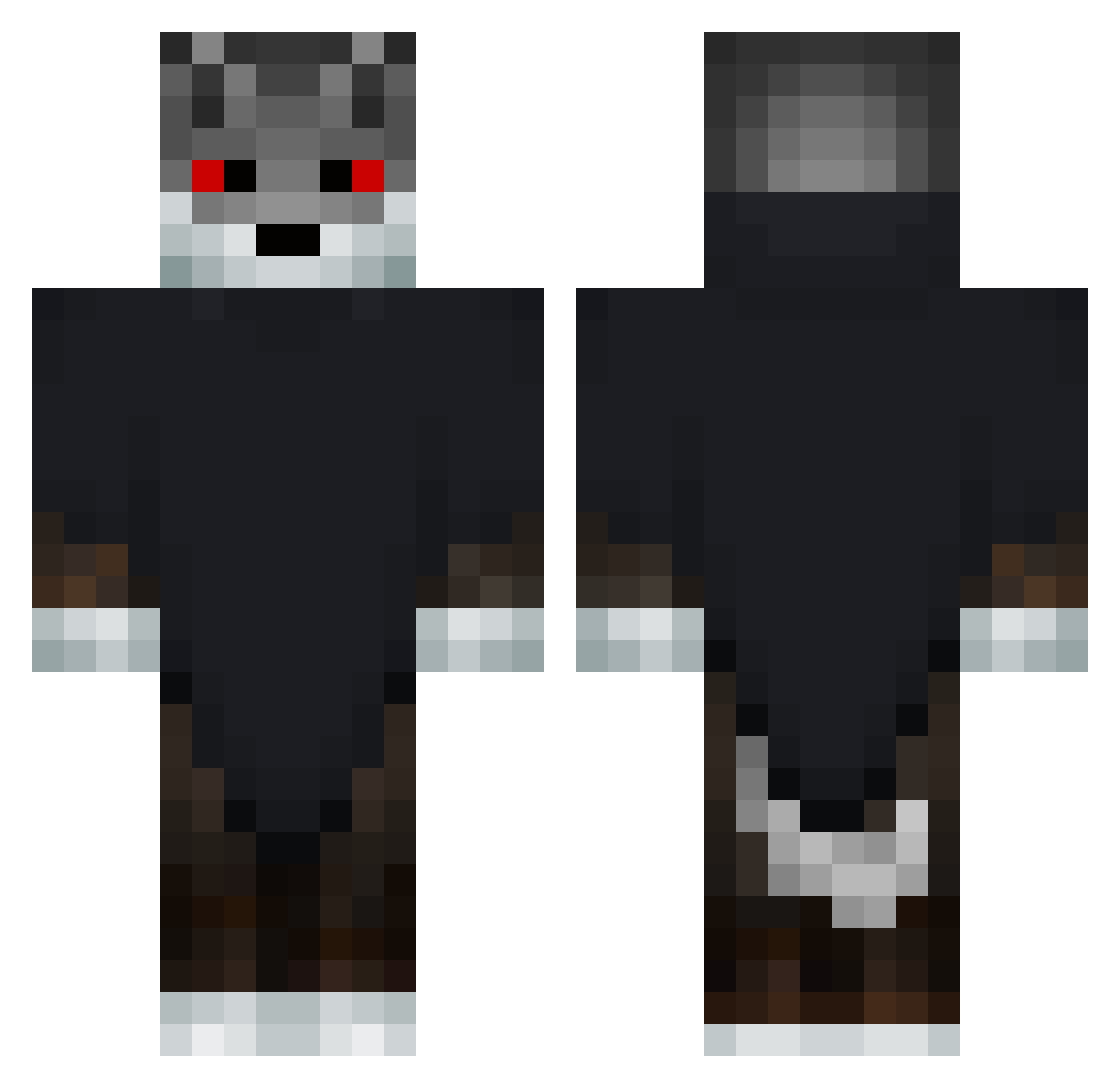 Barry_Dillon Minecraft skin, front and back view