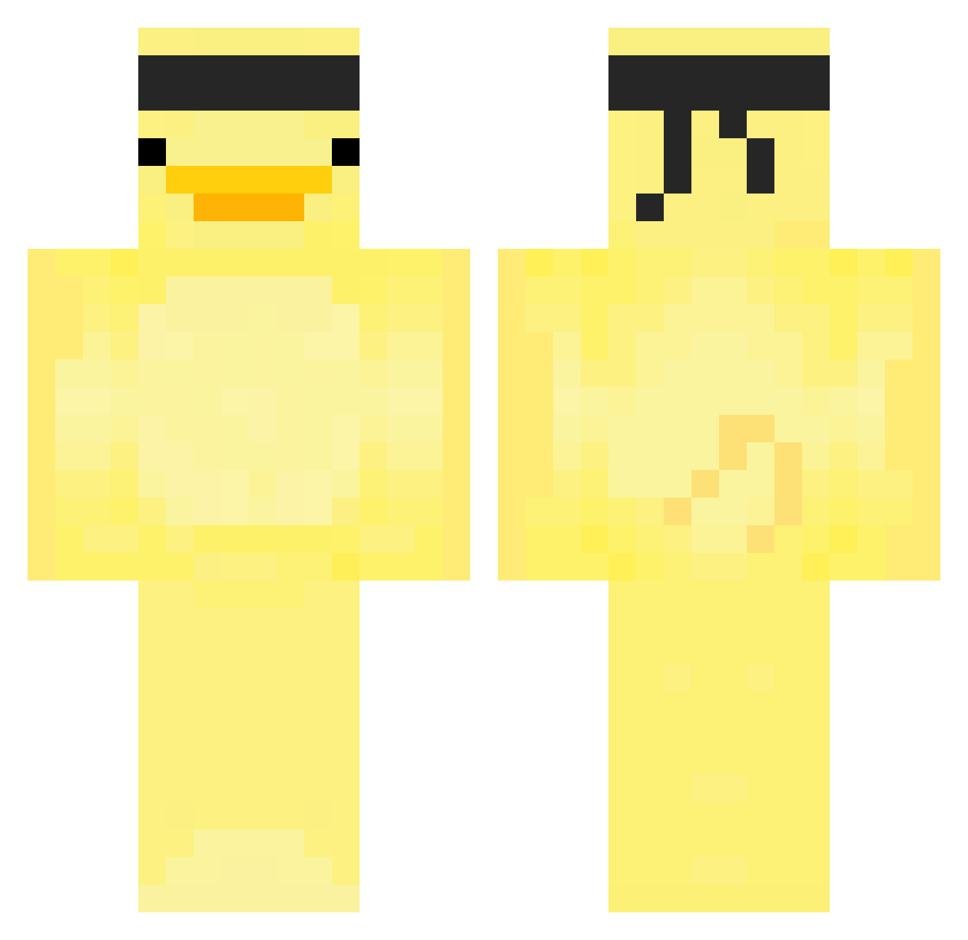 MikiLoveSurge Minecraft skin, front and back view