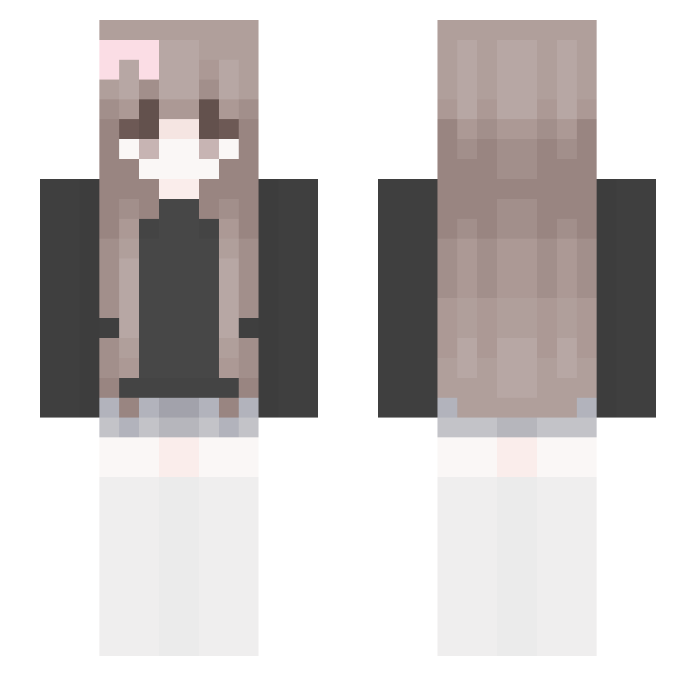 Roguebob135 Minecraft skin, front and back view