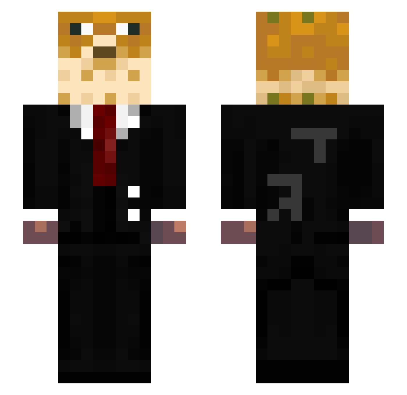 Karma_Boi290504 Minecraft skin, front and back view