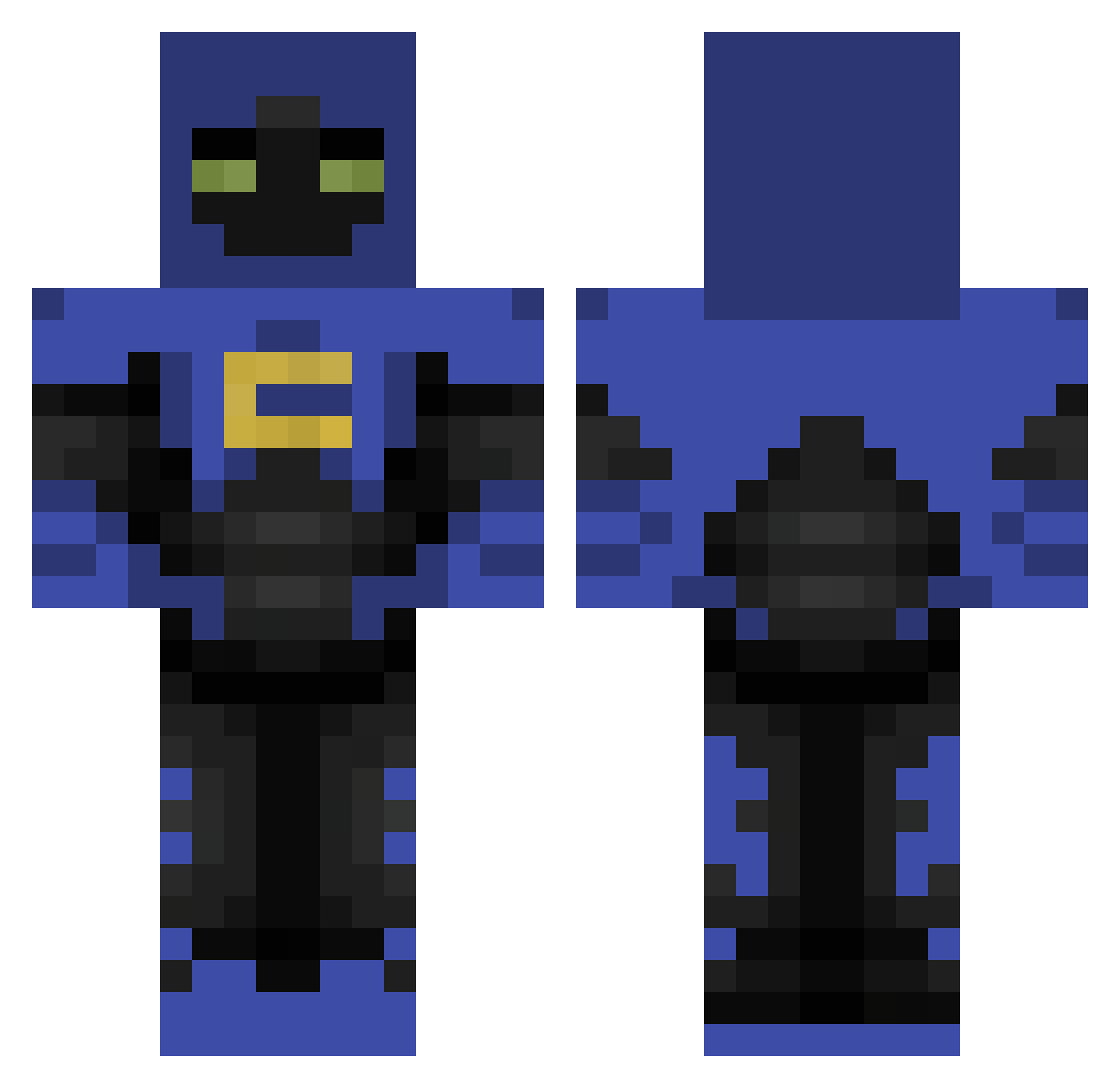 Kevin_Ezra_123 Minecraft skin, front and back view