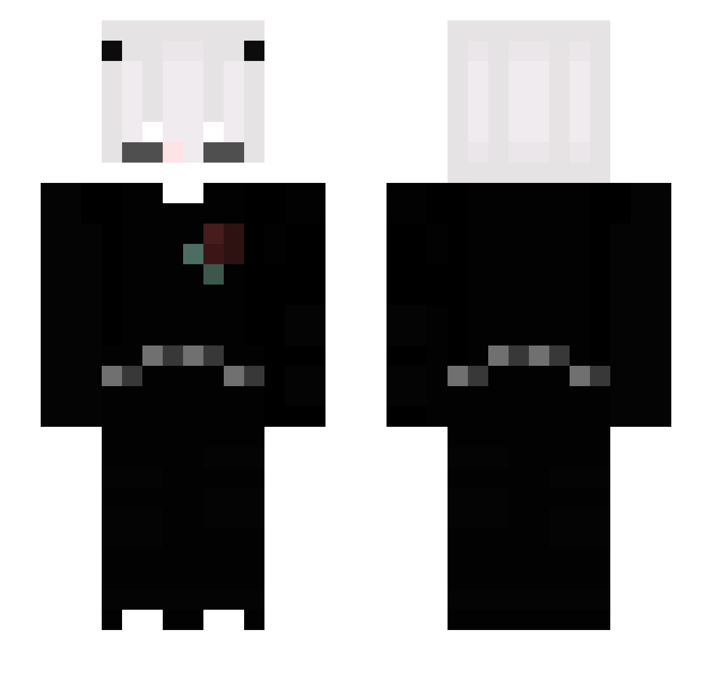 RodrigoPB Minecraft skin, front and back view