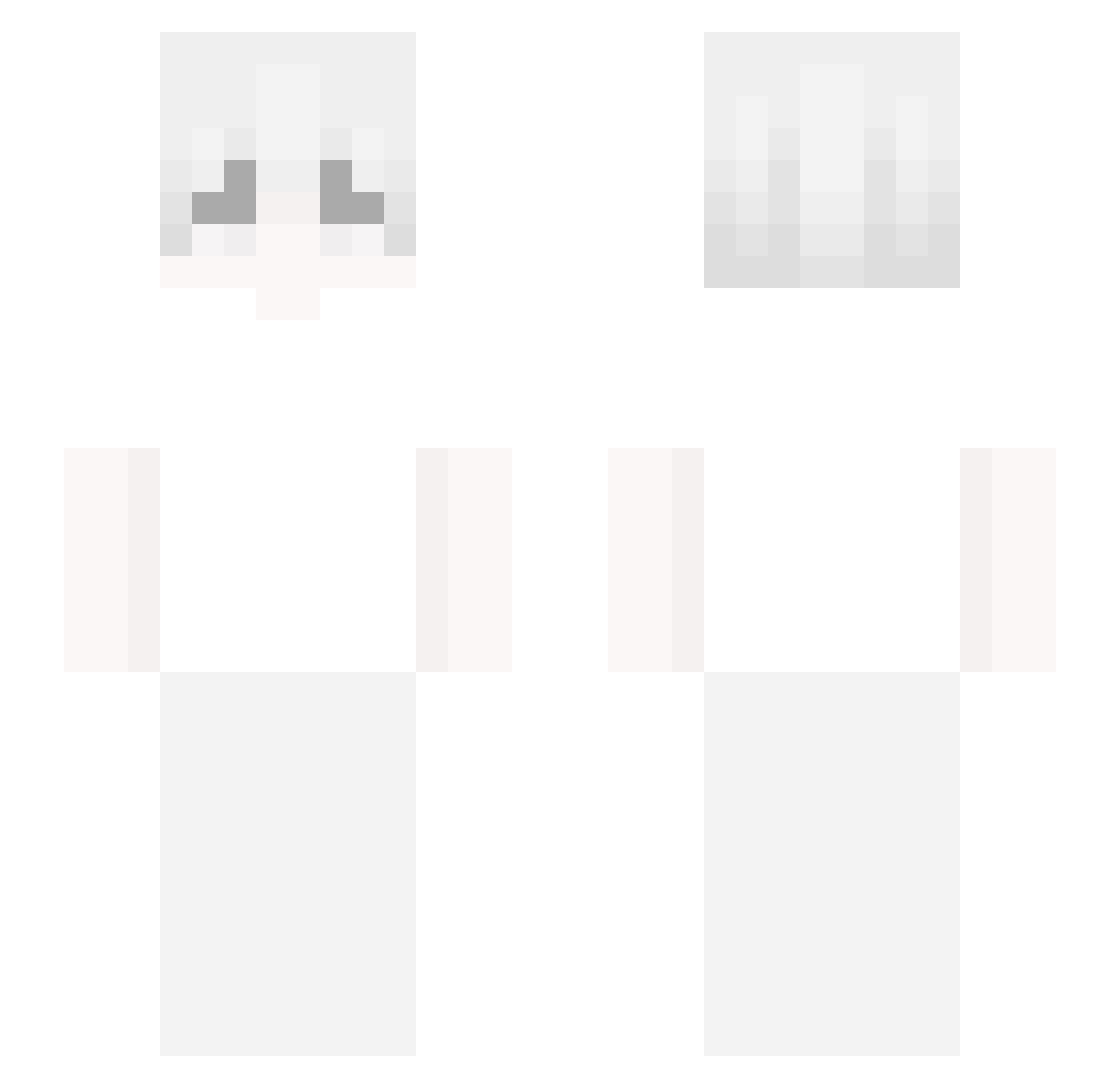 SpaceJays Minecraft skin, front and back view