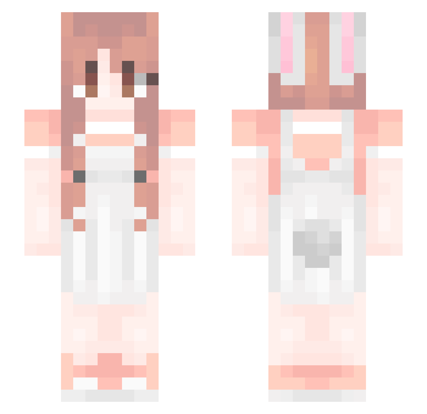 pwn3d99 Minecraft skin, front and back view