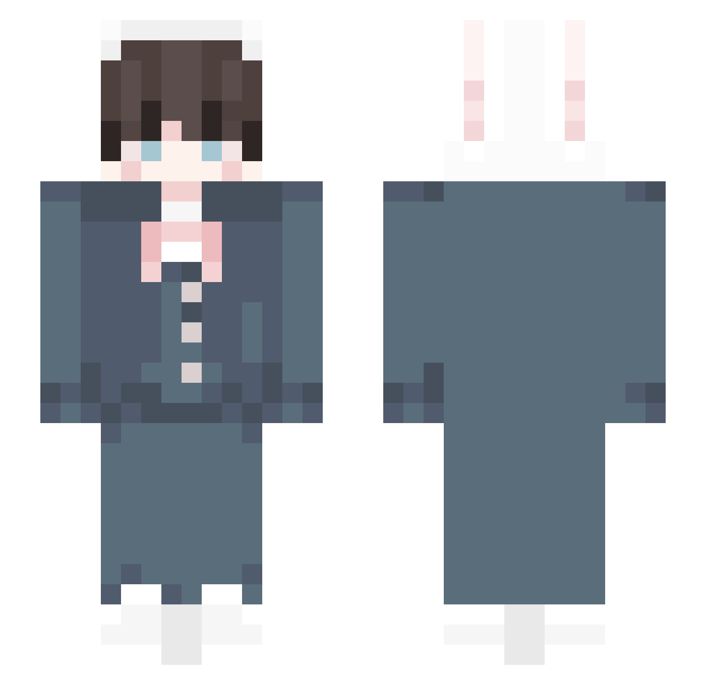 YatotheMa Minecraft skin, front and back view