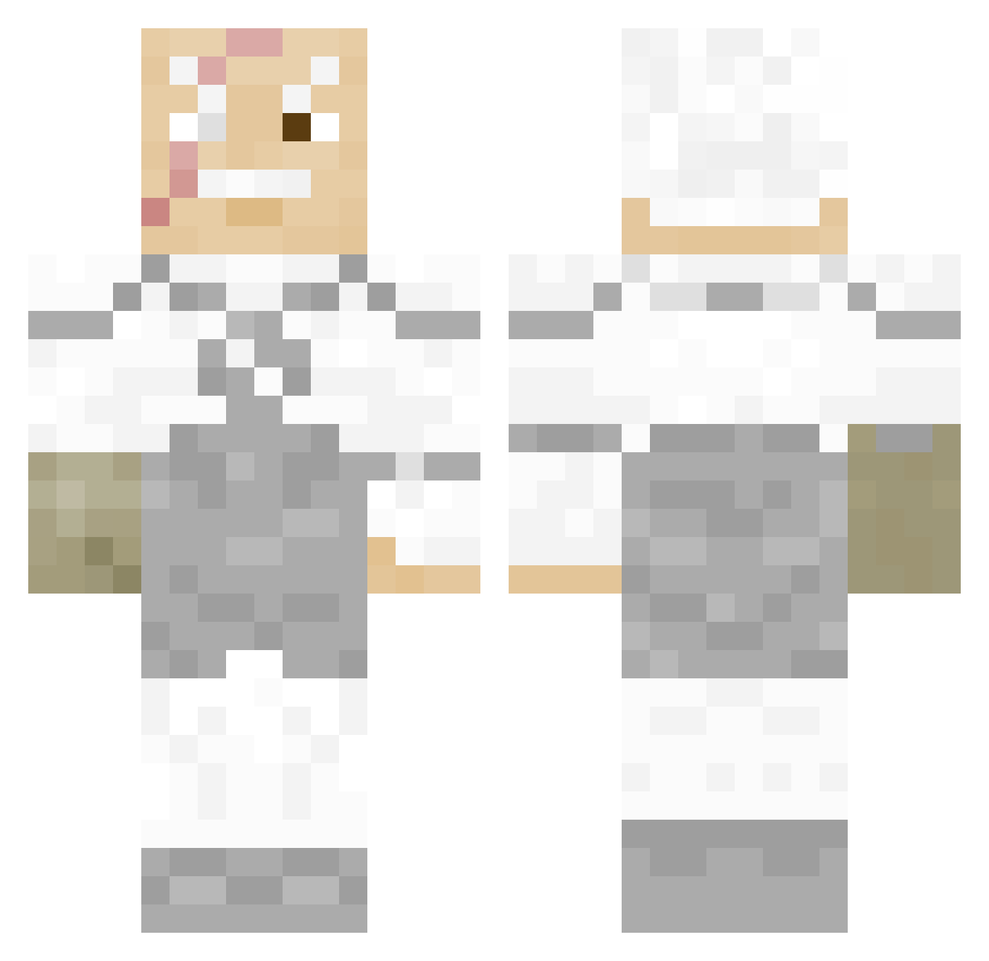 Darr_213 Minecraft skin, front and back view