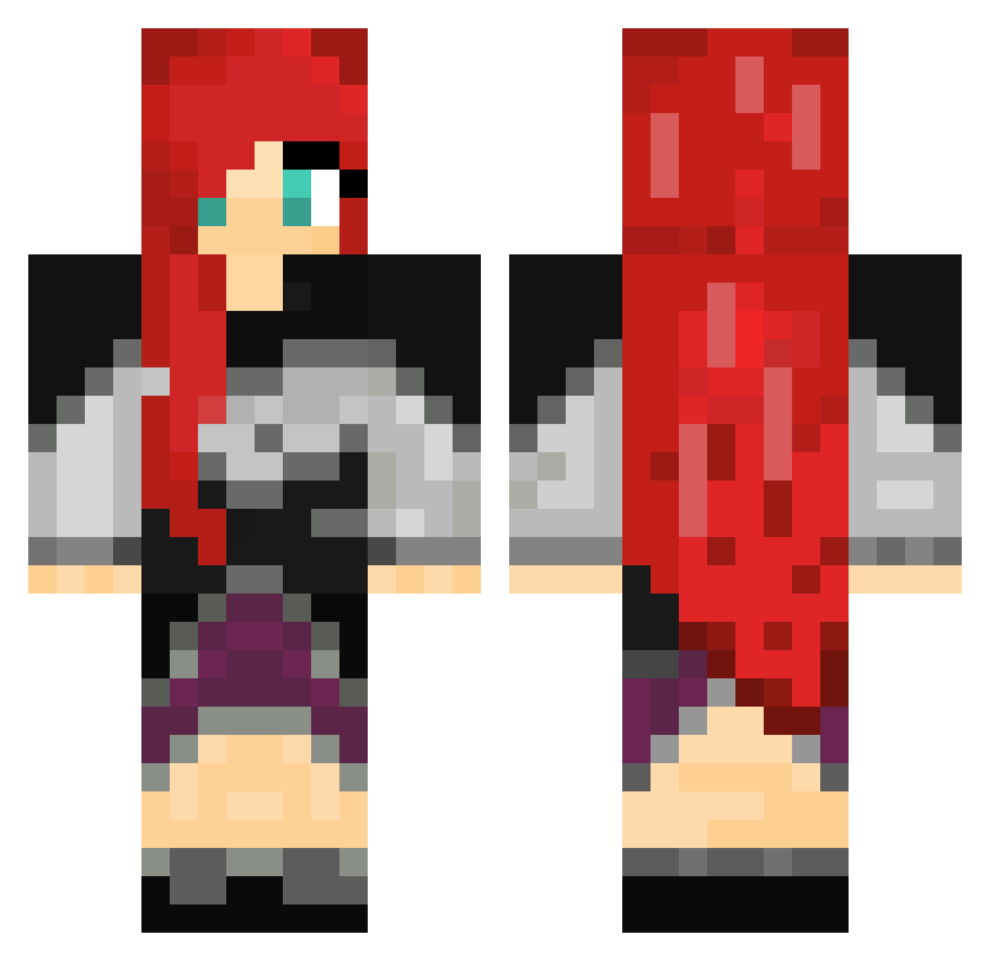 shiontodo22 Minecraft skin, front and back view