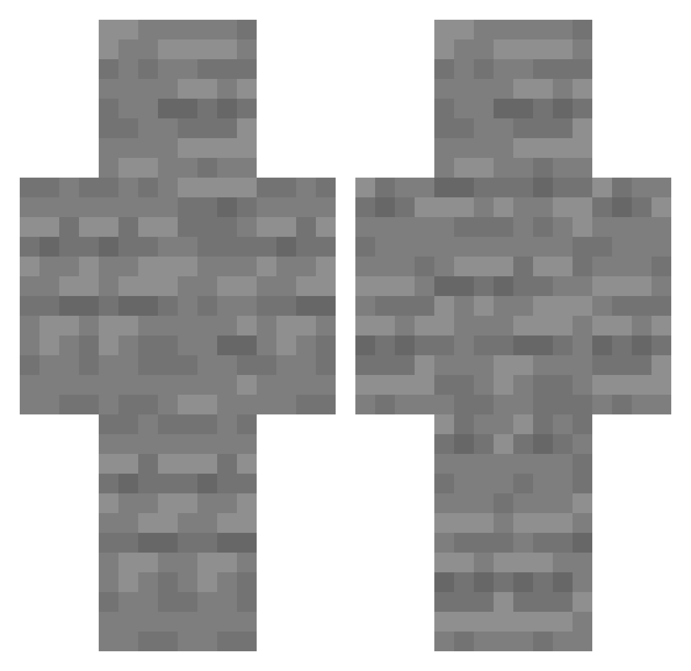 zzfQQ0912 Minecraft skin, front and back view