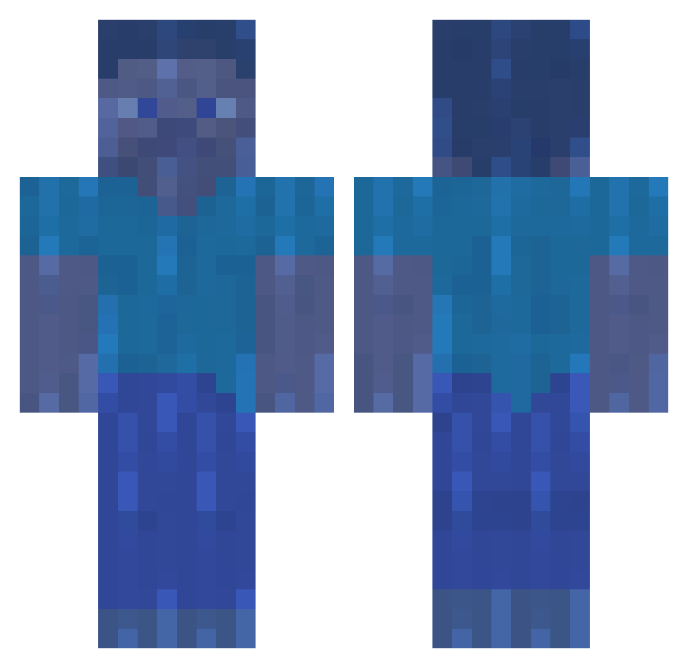 termosnaherbate Minecraft skin, front and back view