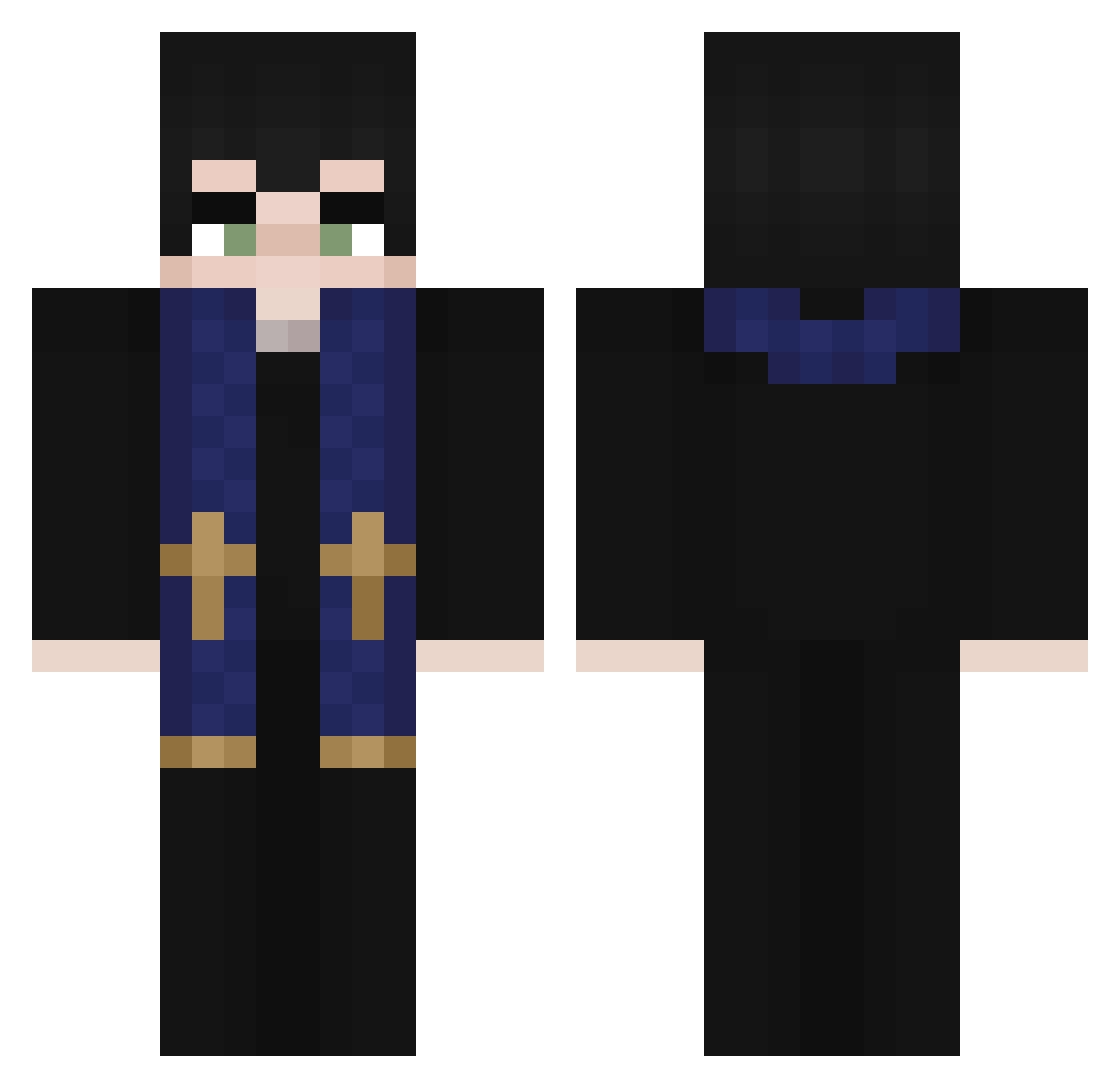 Stormyzzzzzzz Minecraft skin, front and back view