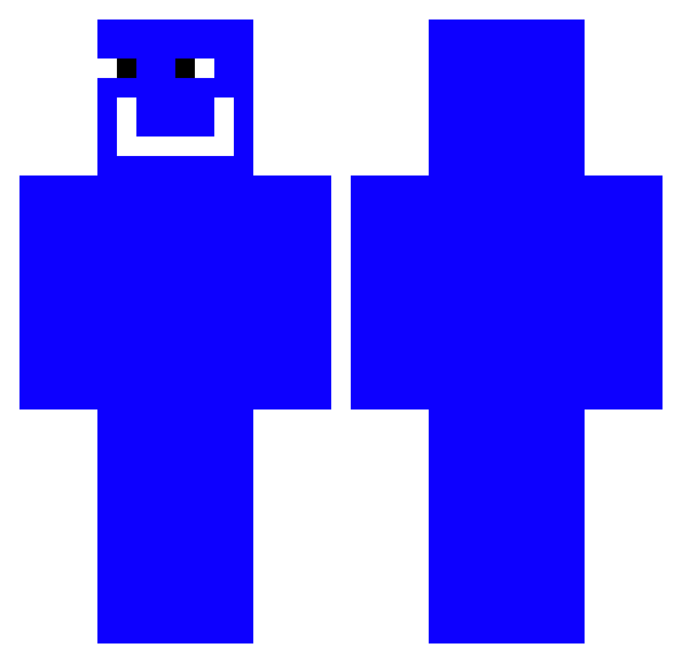 crumbssssss Minecraft skin, front and back view
