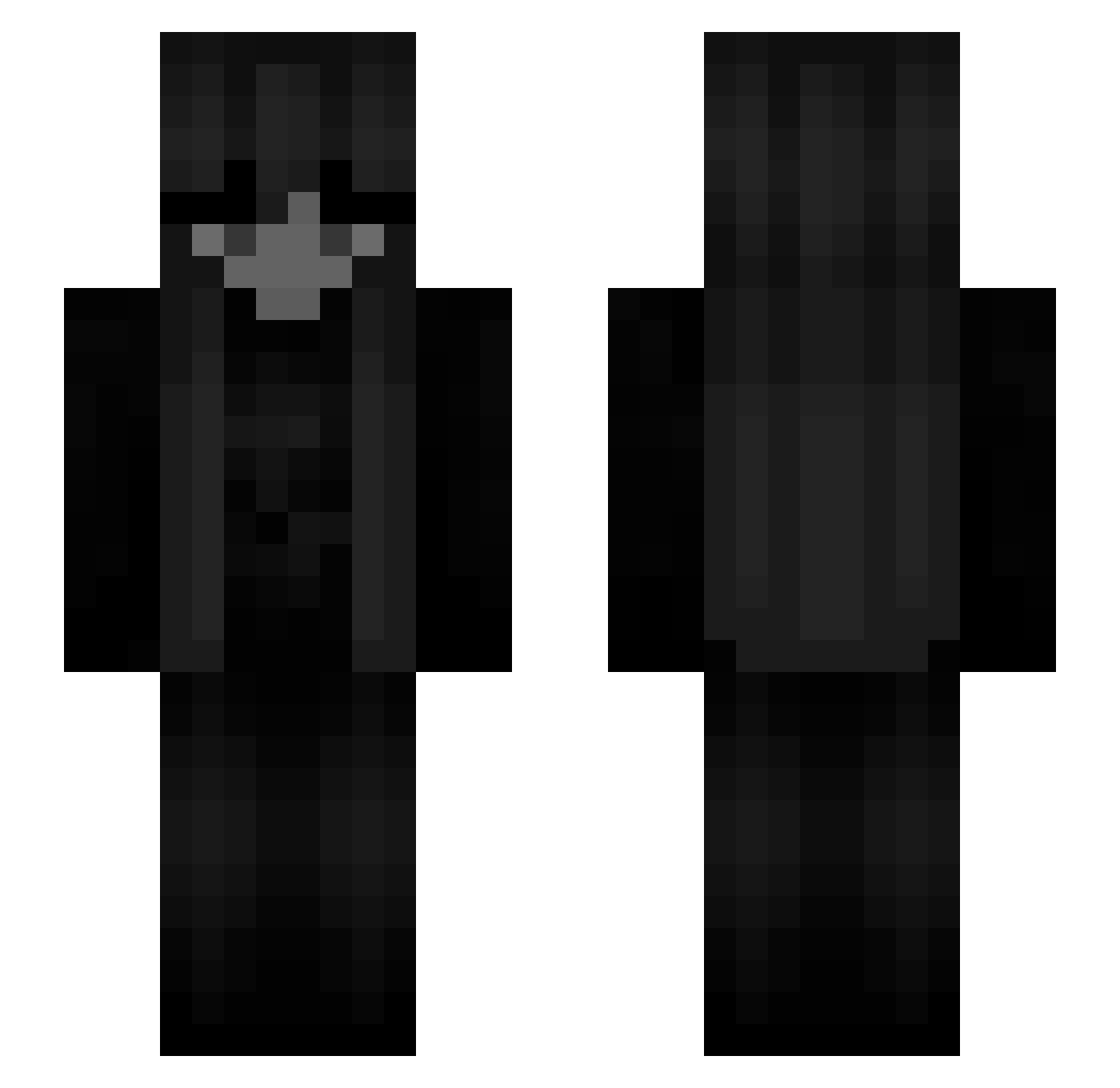 DoggyDtap Minecraft skin, front and back view