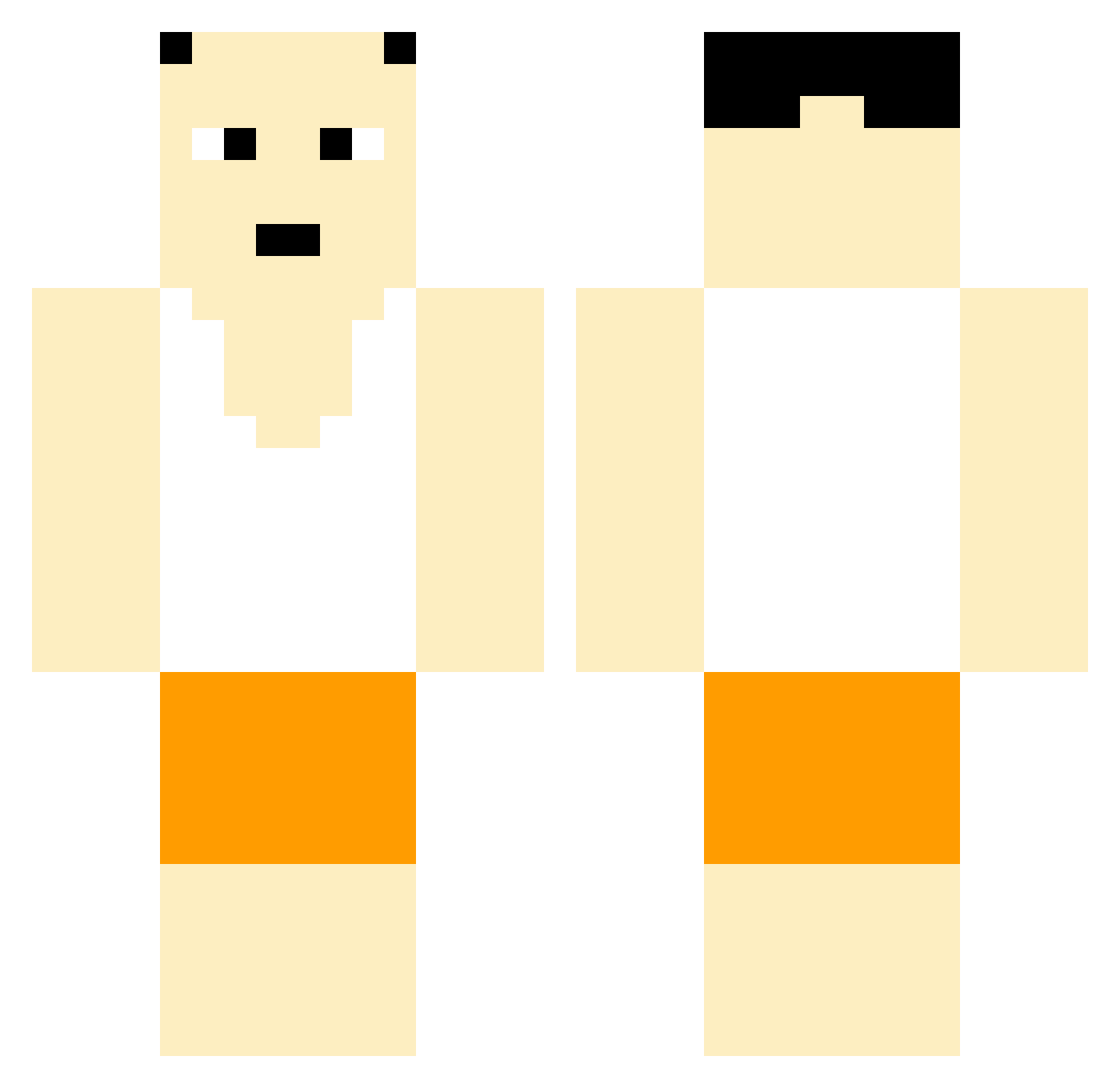 taijin0517 Minecraft skin, front and back view