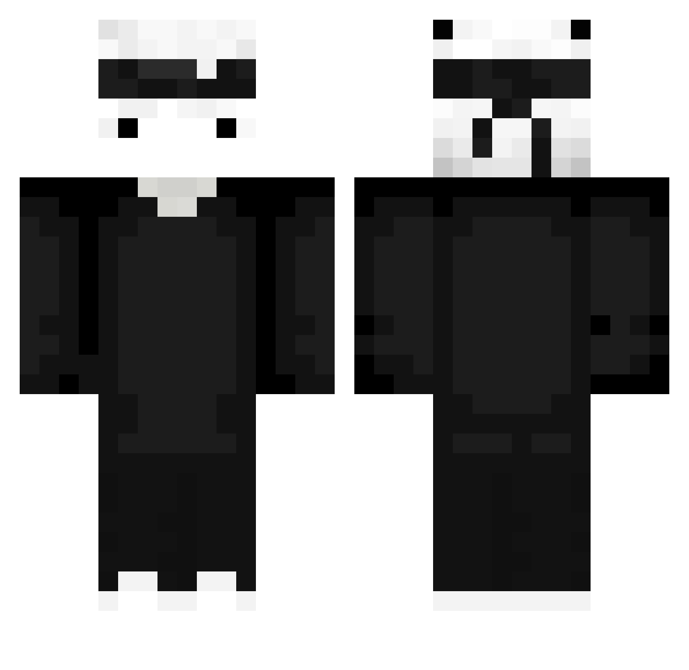 7br_ Minecraft skin, front and back view