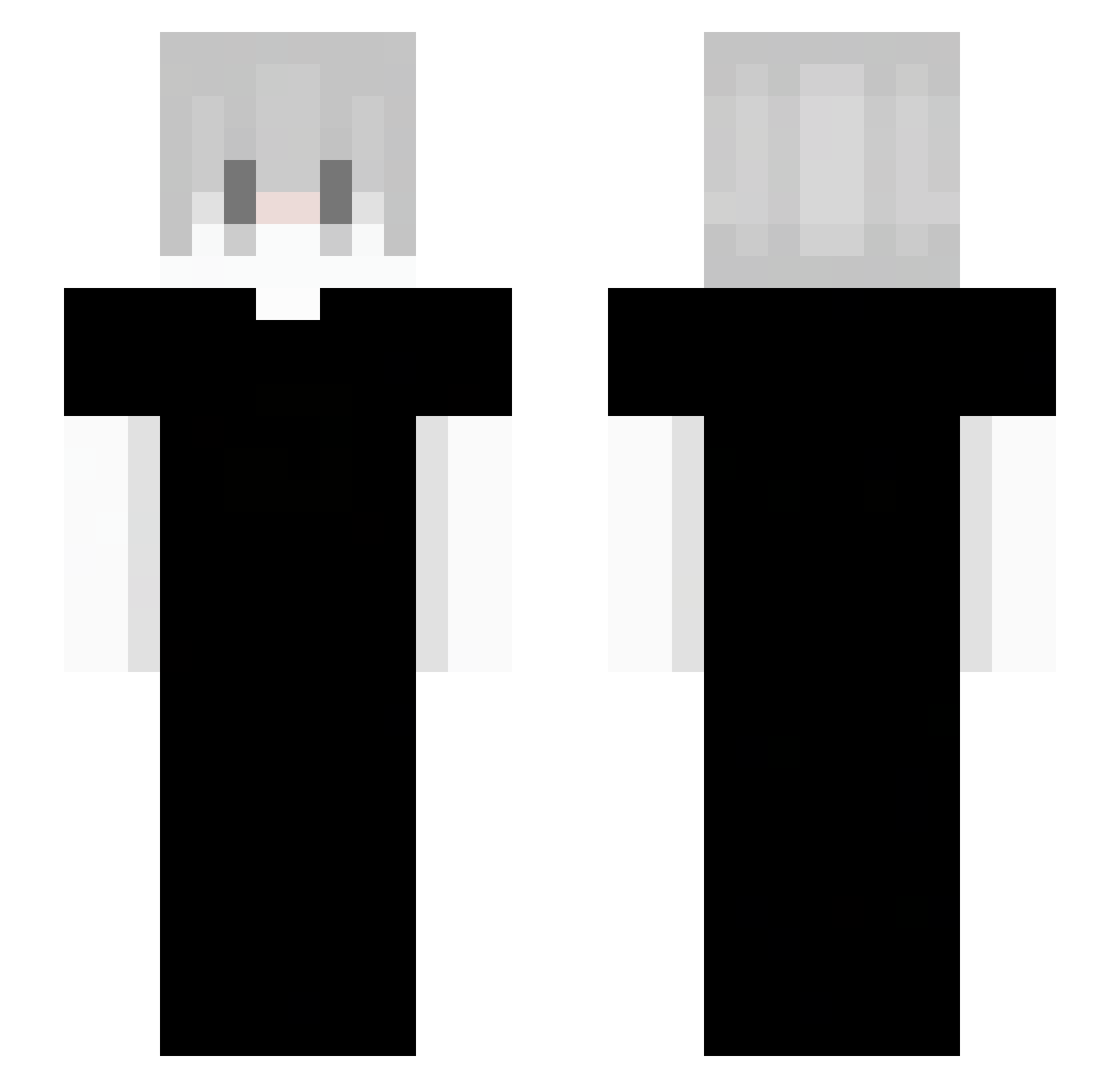 zLeVaY Minecraft skin, front and back view