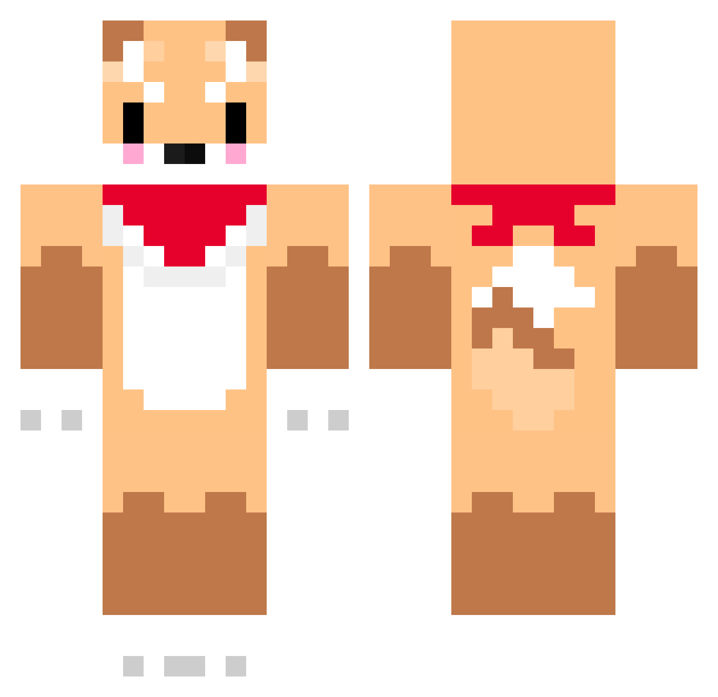 ThatOneGamer296 Minecraft skin, front and back view