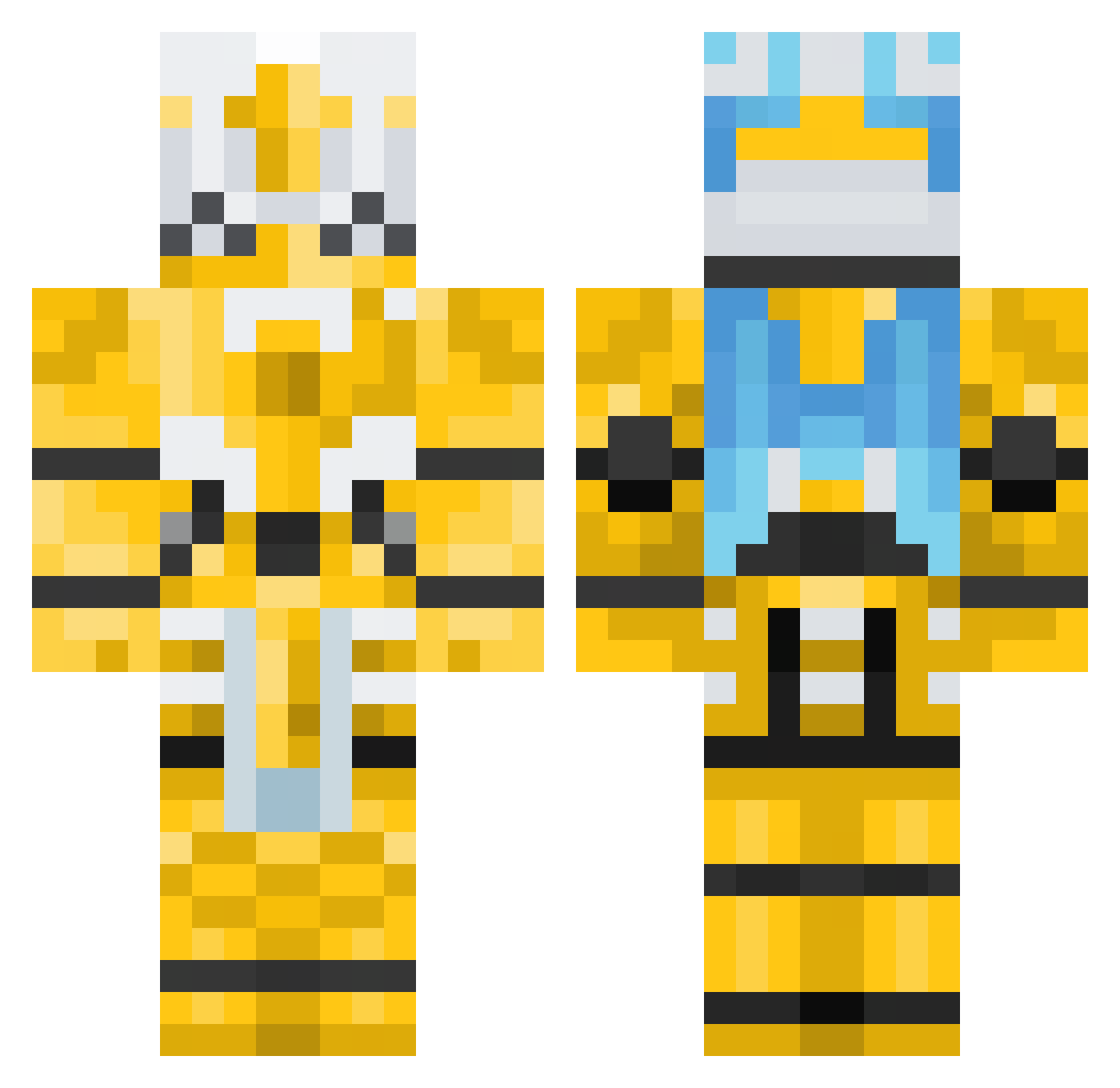 gennaiofreddo01 Minecraft skin, front and back view