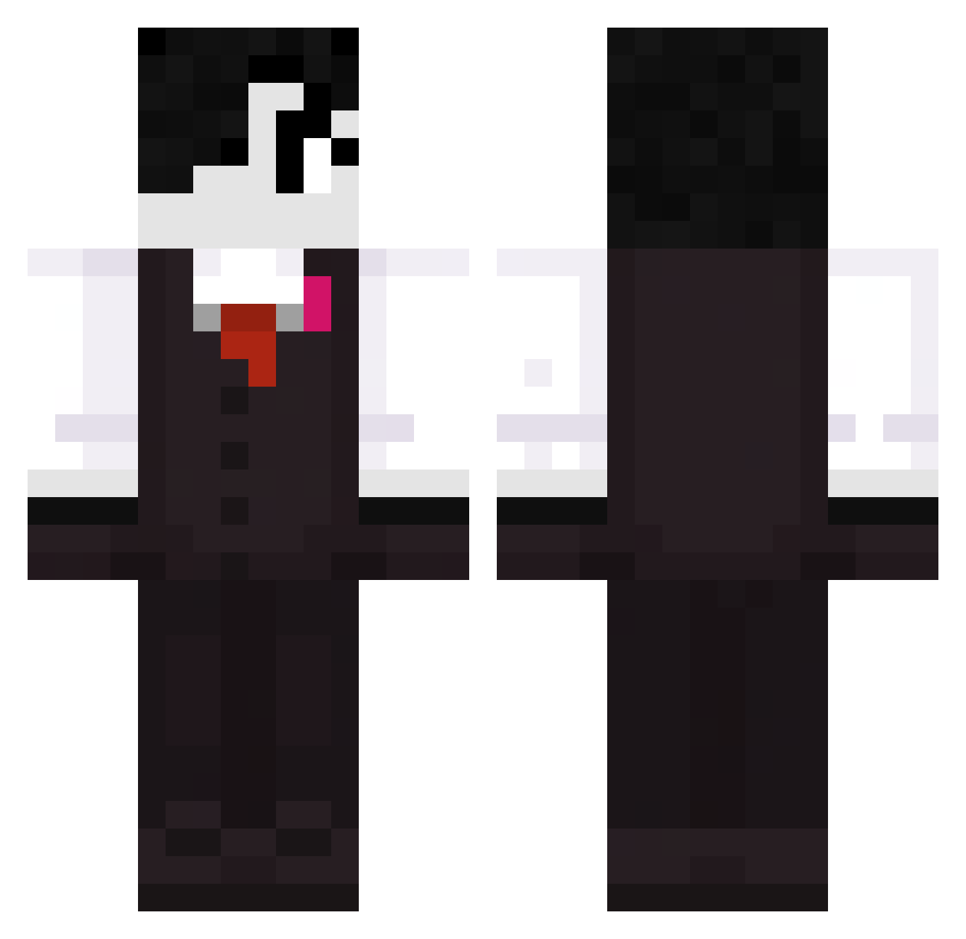 ORI_SUZUKI Minecraft skin, front and back view
