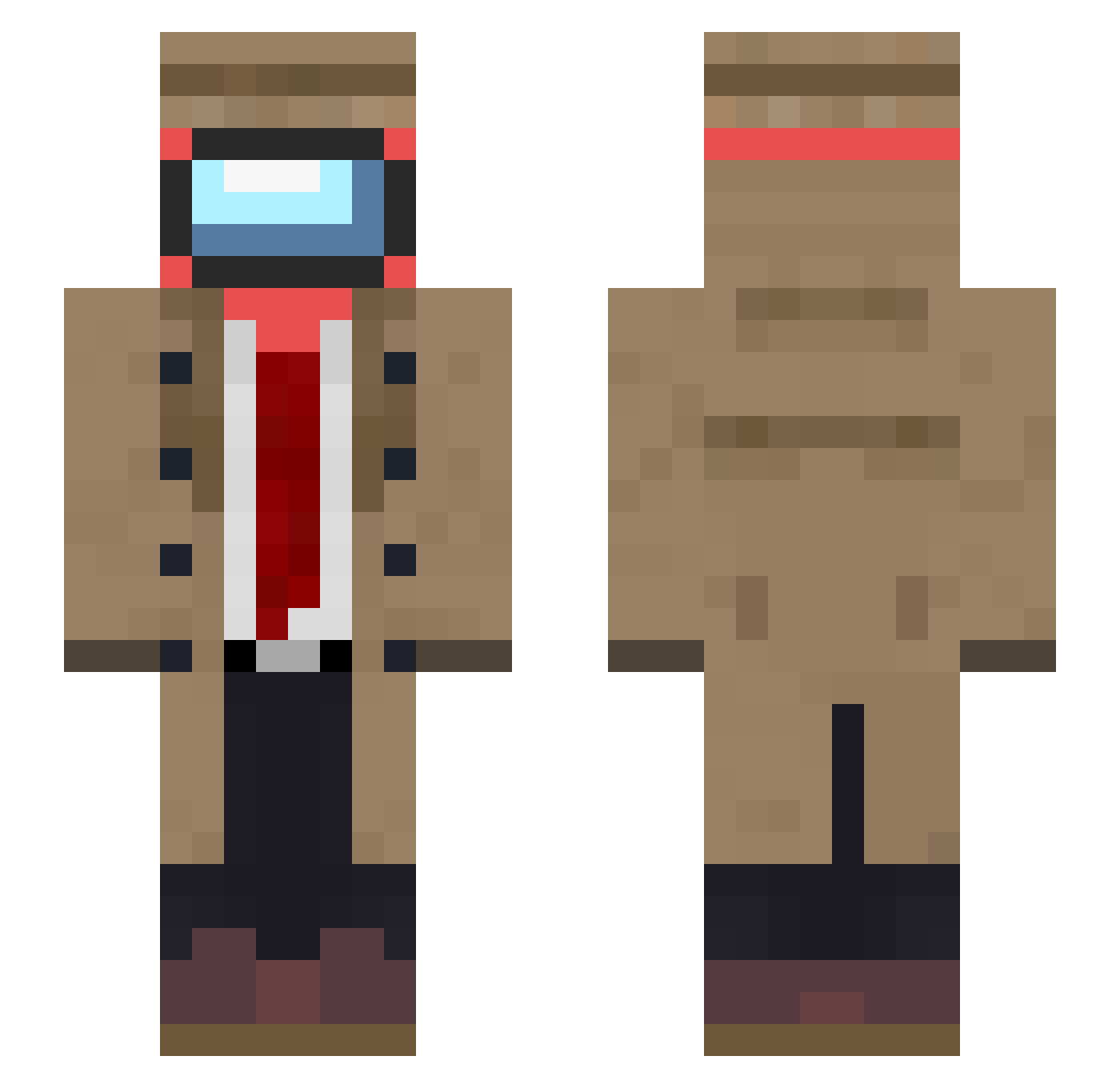 A_Tomato1771 Minecraft skin, front and back view