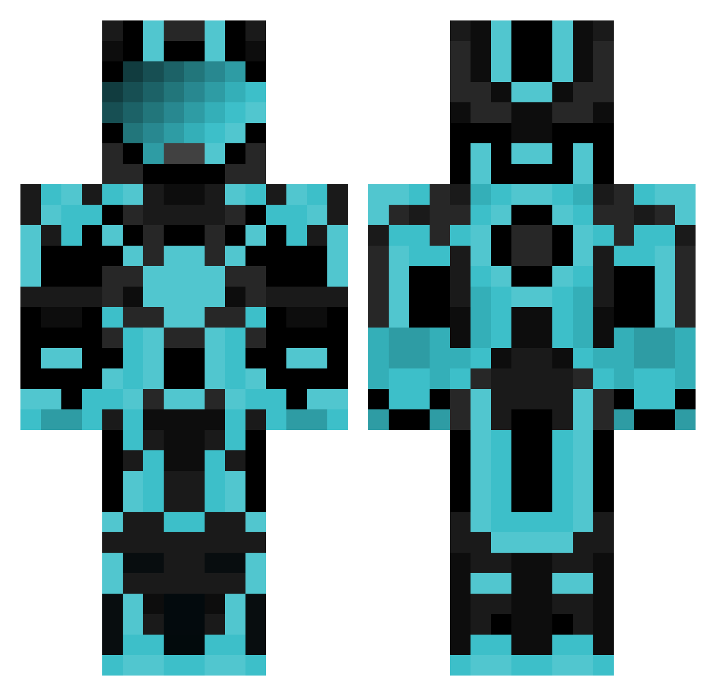 machuchutrain_ Minecraft skin, front and back view