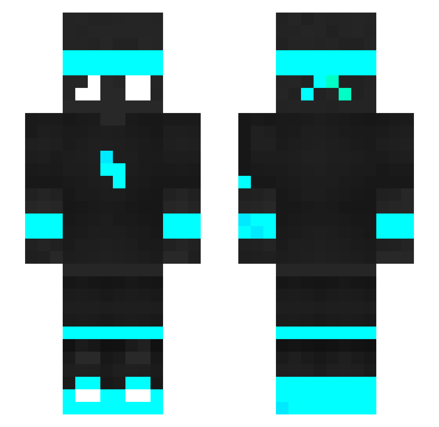 olaf8941 Minecraft skin, front and back view