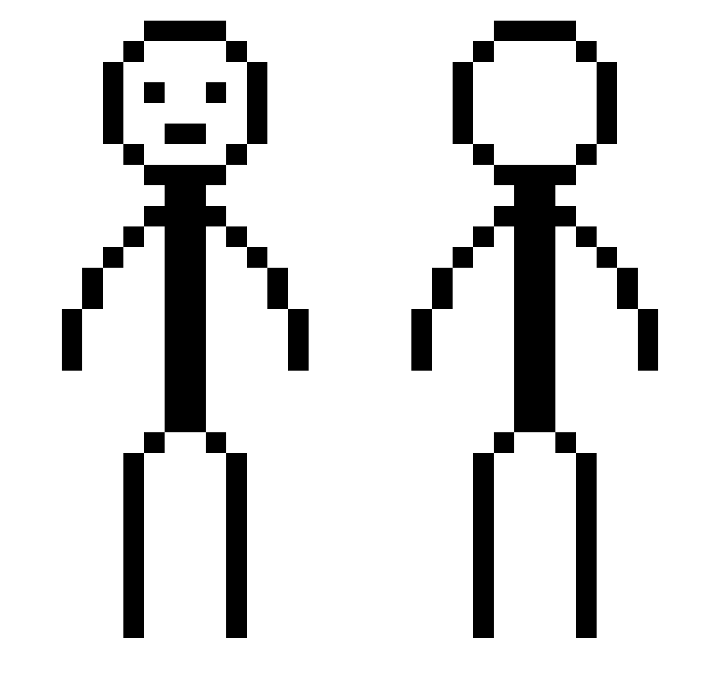 k_wess Minecraft skin, front and back view