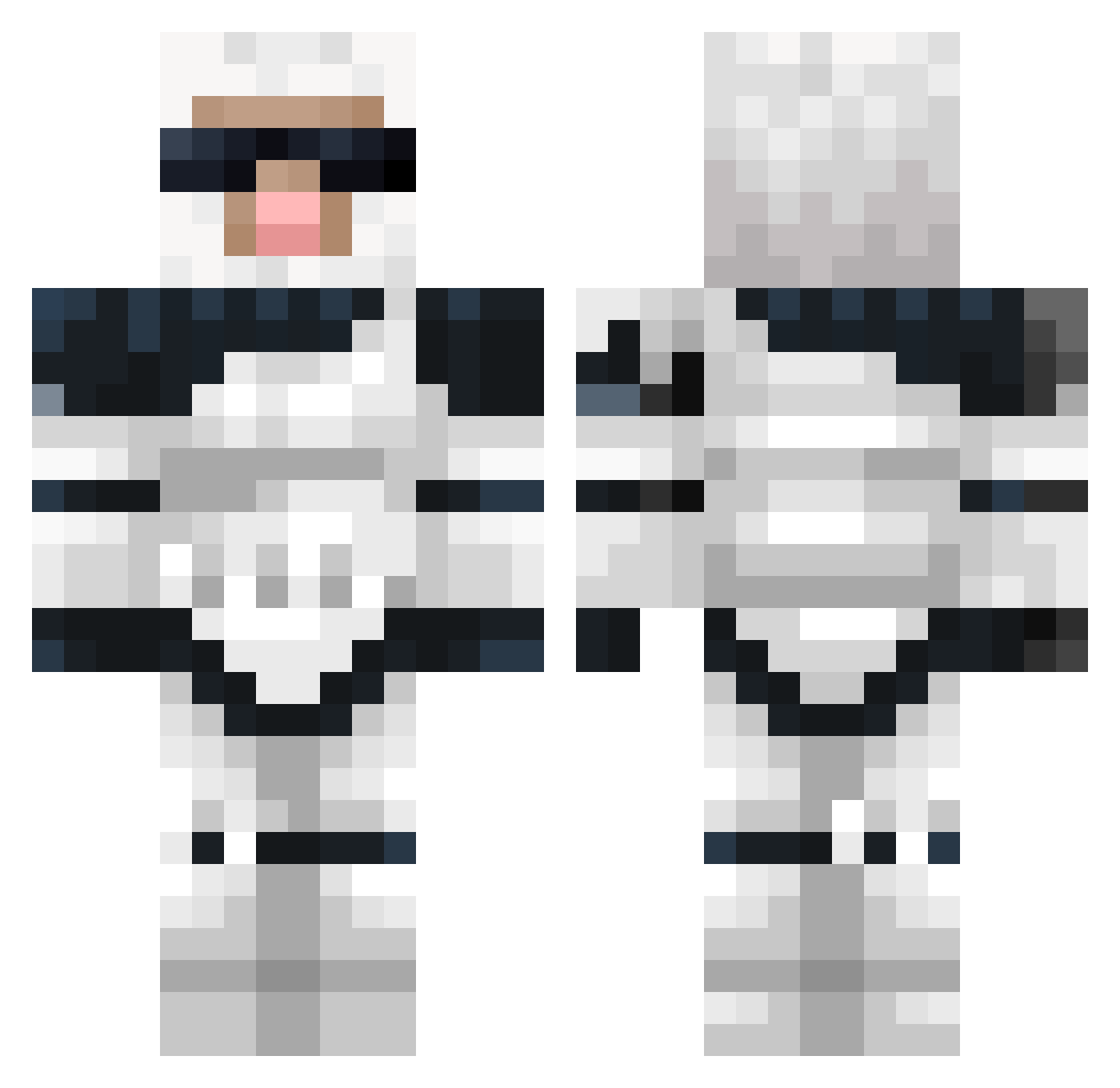 yourippo Minecraft skin, front and back view