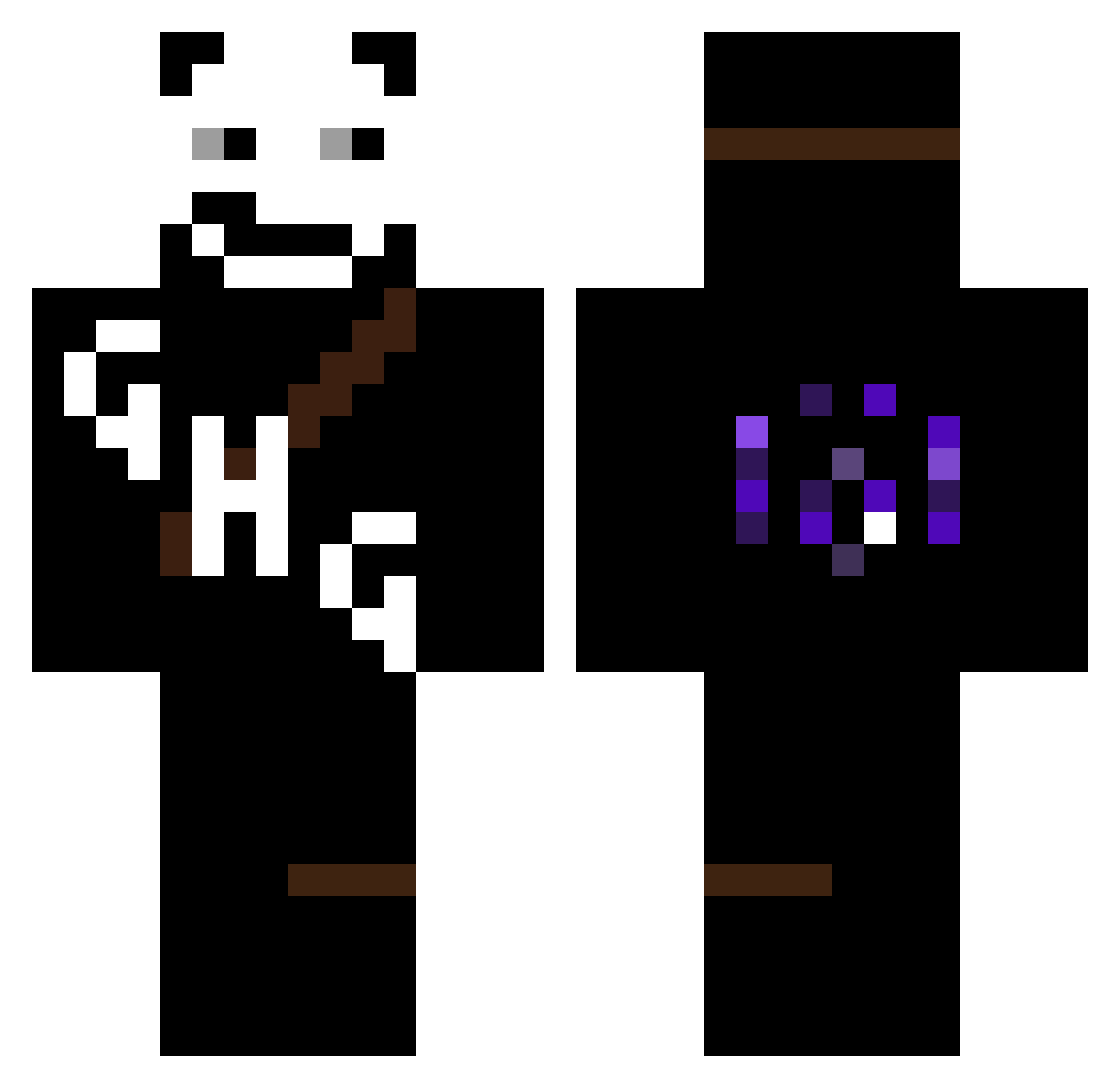 TomatoTBH Minecraft skin, front and back view