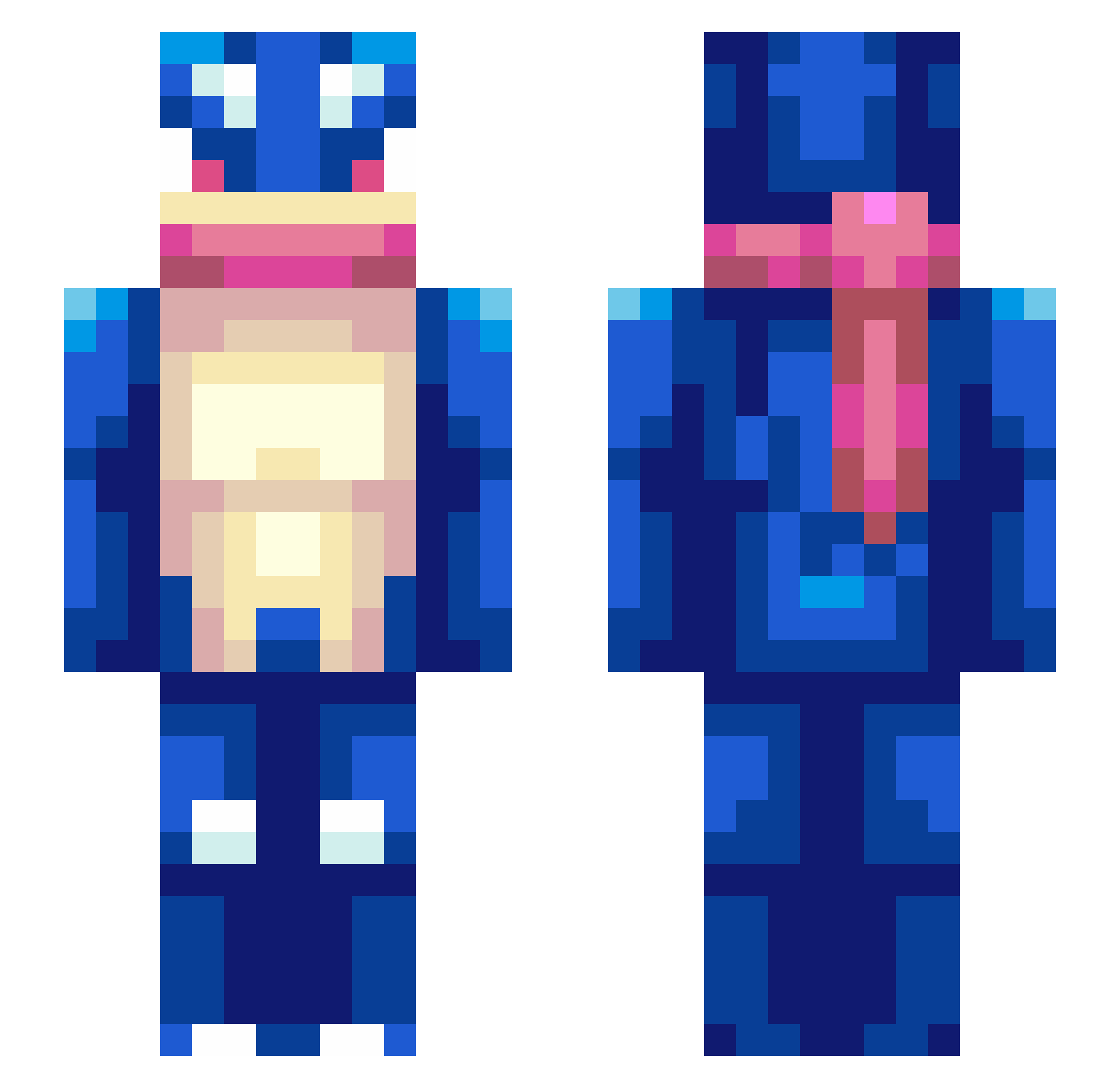 seojun_123 Minecraft skin, front and back view