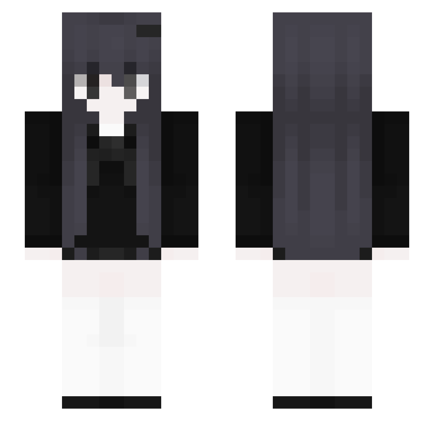 local_goggy Minecraft skin, front and back view