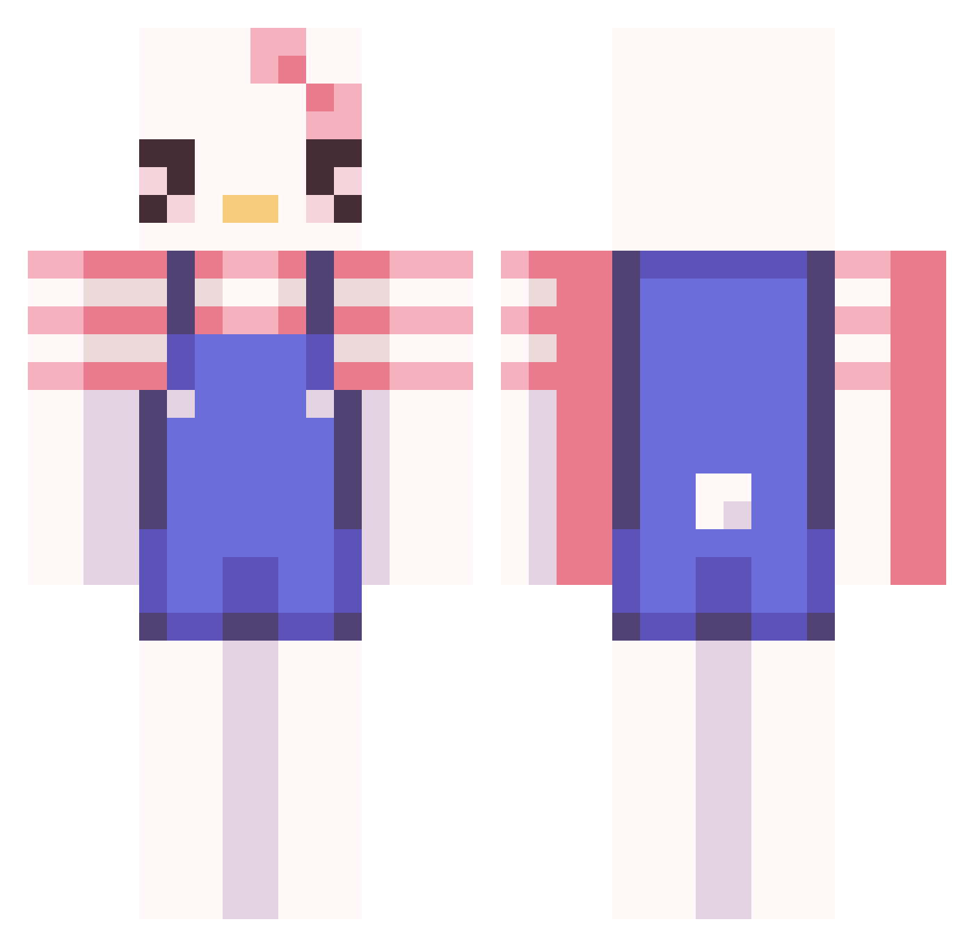 oswaldo_90 Minecraft skin, front and back view