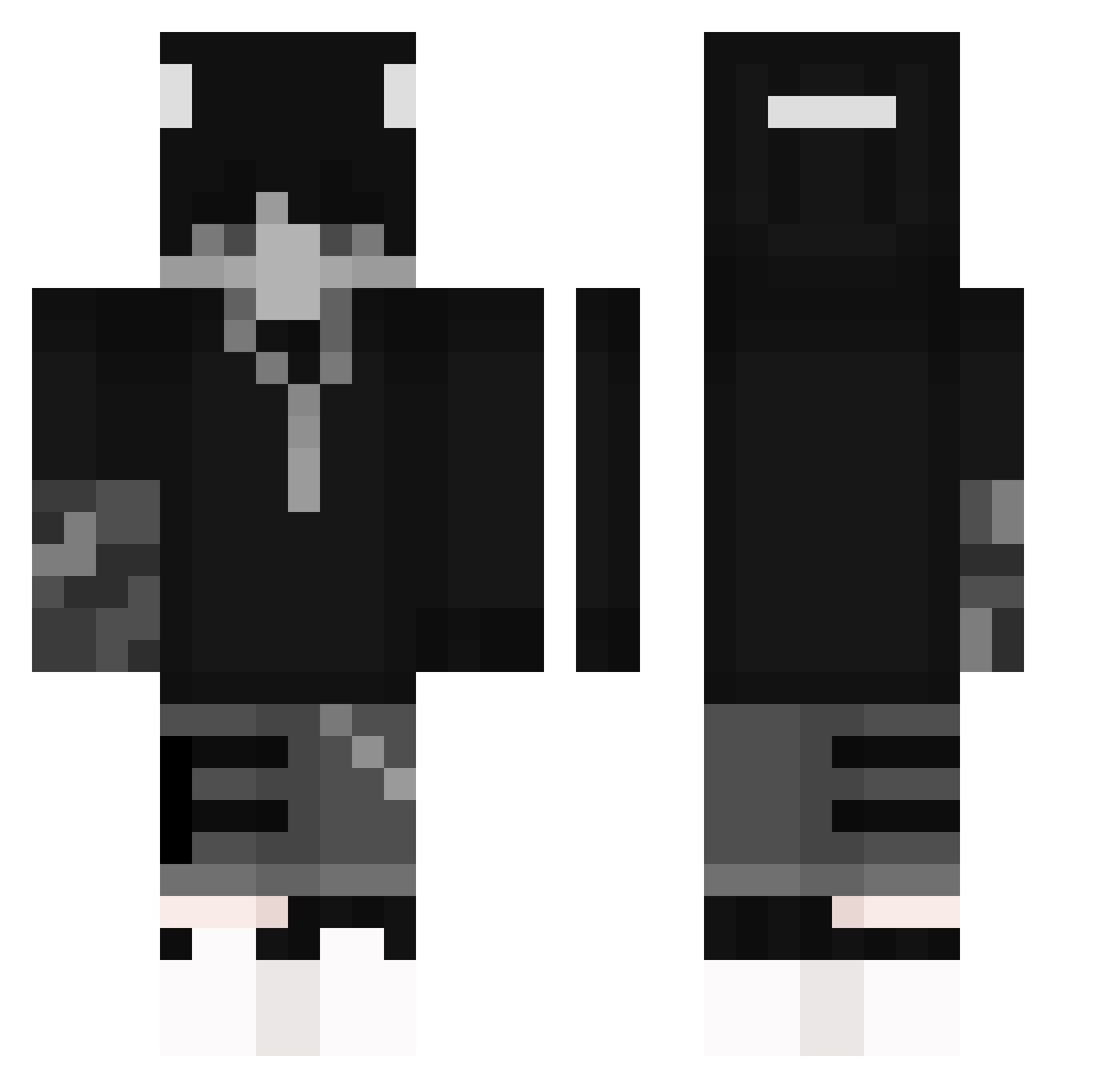 wexaart83 Minecraft skin, front and back view