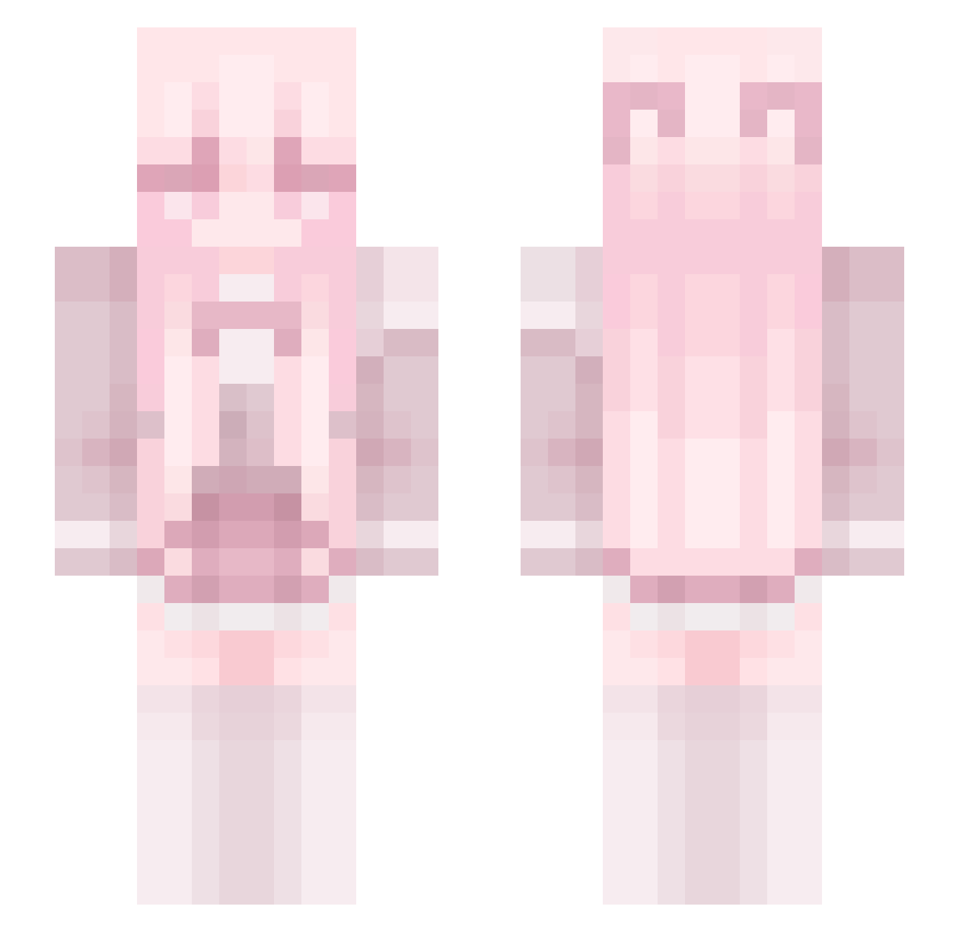 yasmarubda Minecraft skin, front and back view