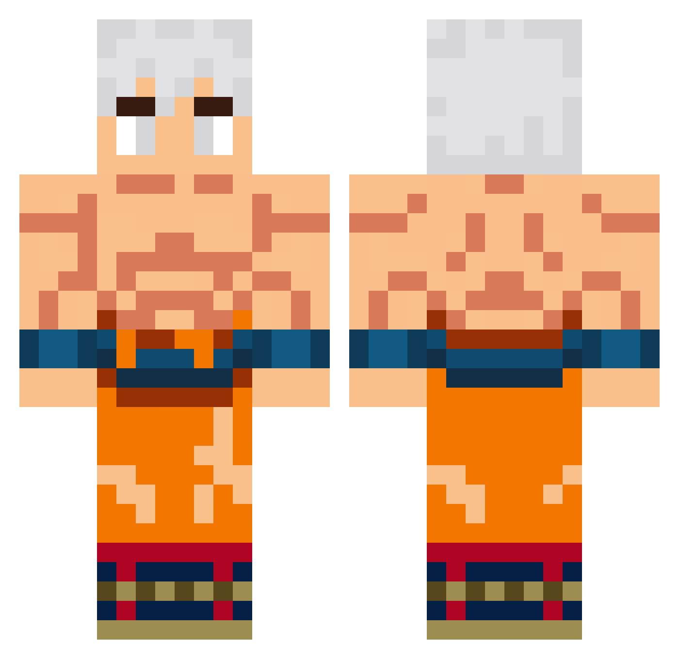 ArnobGG - dragon ball super Minecraft skin