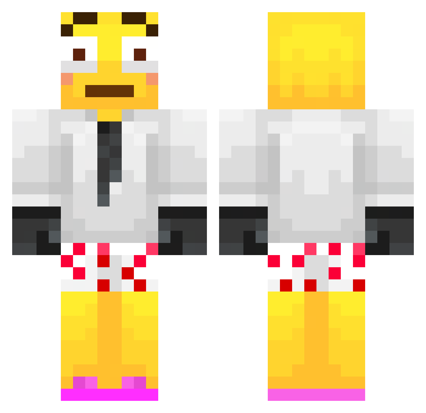 Abfalltonne21 Minecraft skin, front and back view