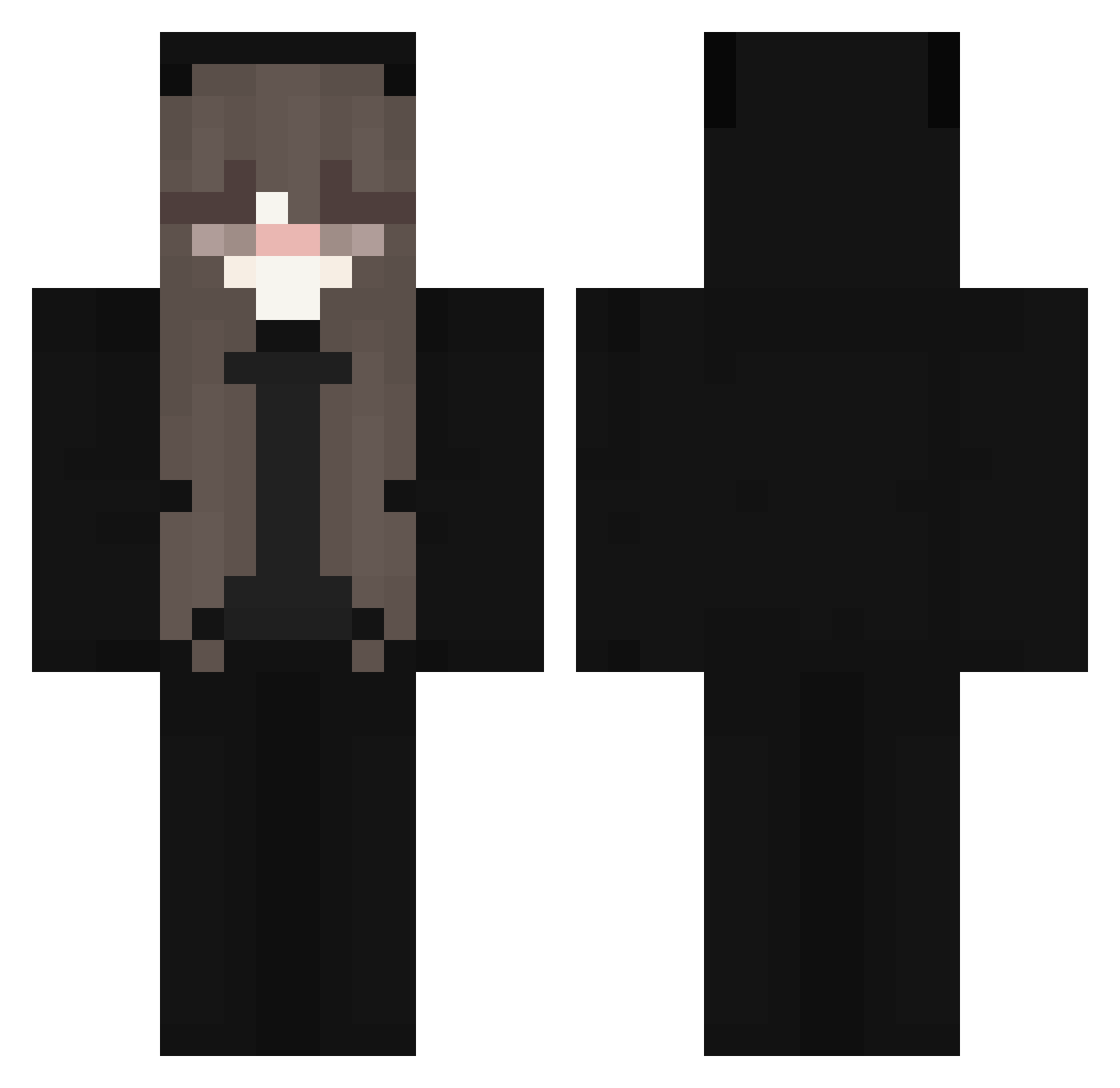 randomguyL Minecraft skin, front and back view