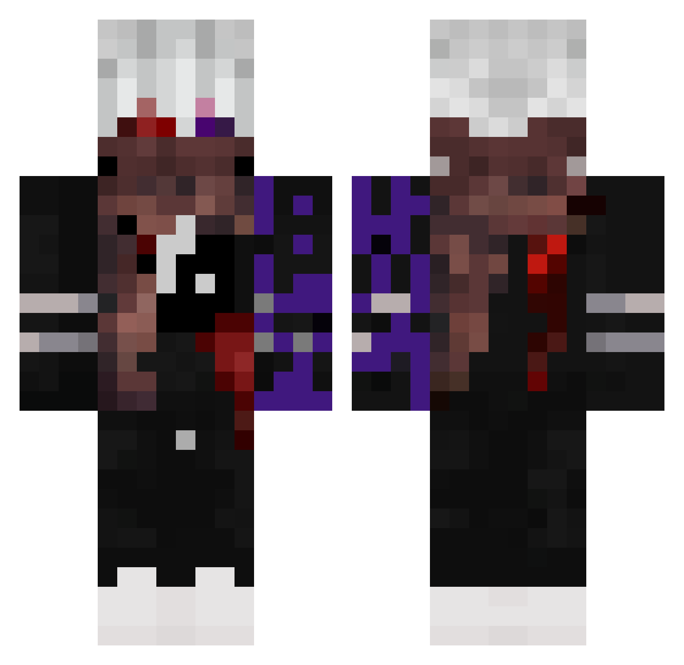 ANDY_0430 Minecraft skin, front and back view