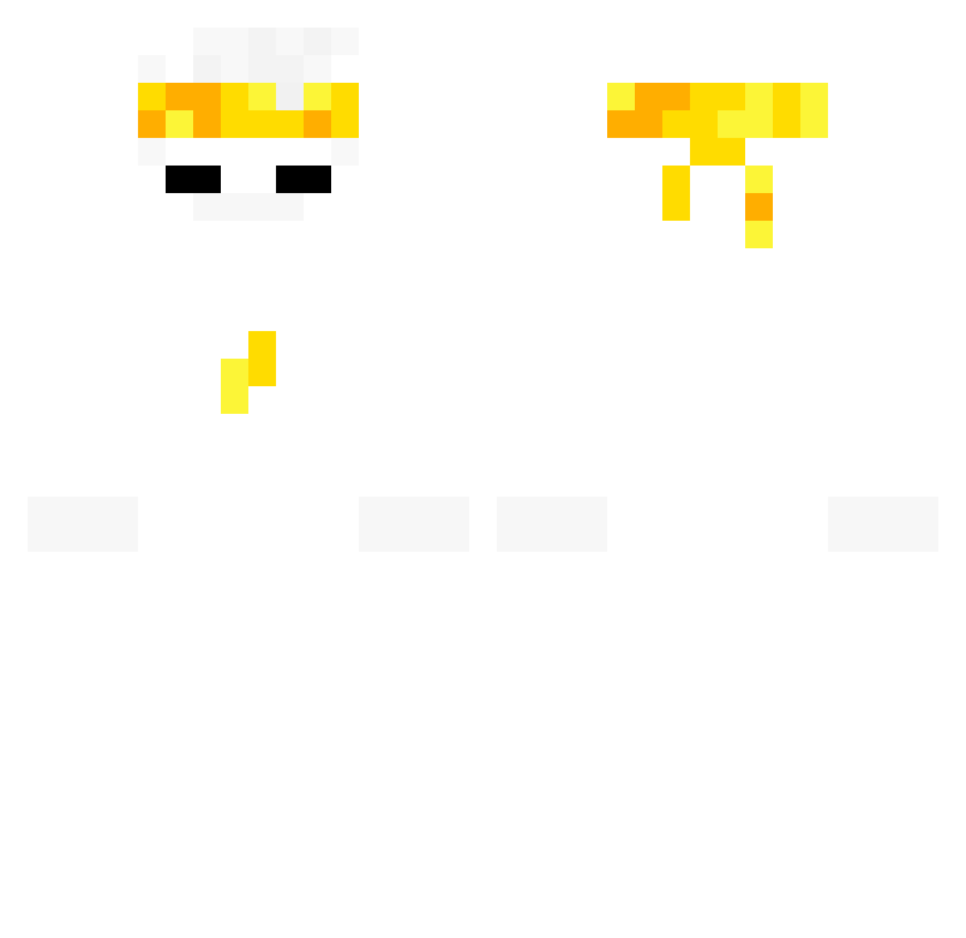 AffanDot Minecraft skin, front and back view