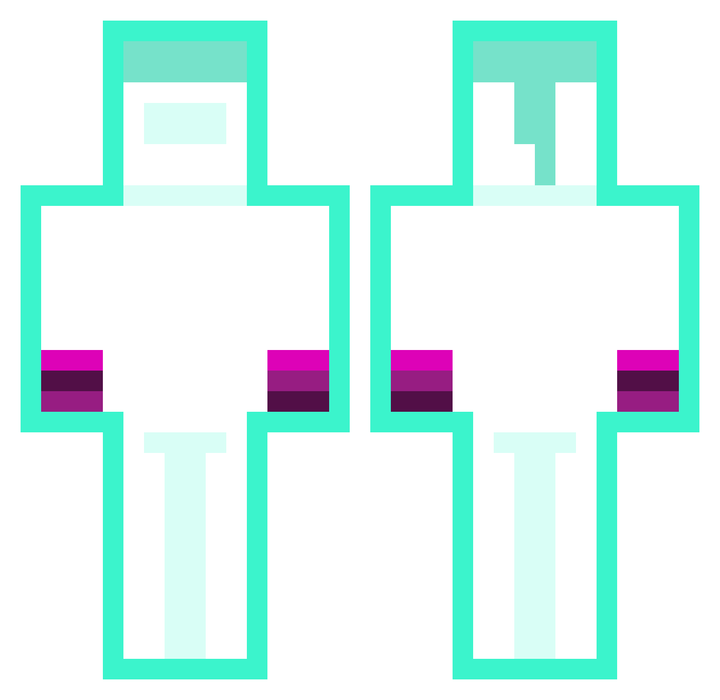 N0T_Rob Minecraft skin, front and back view