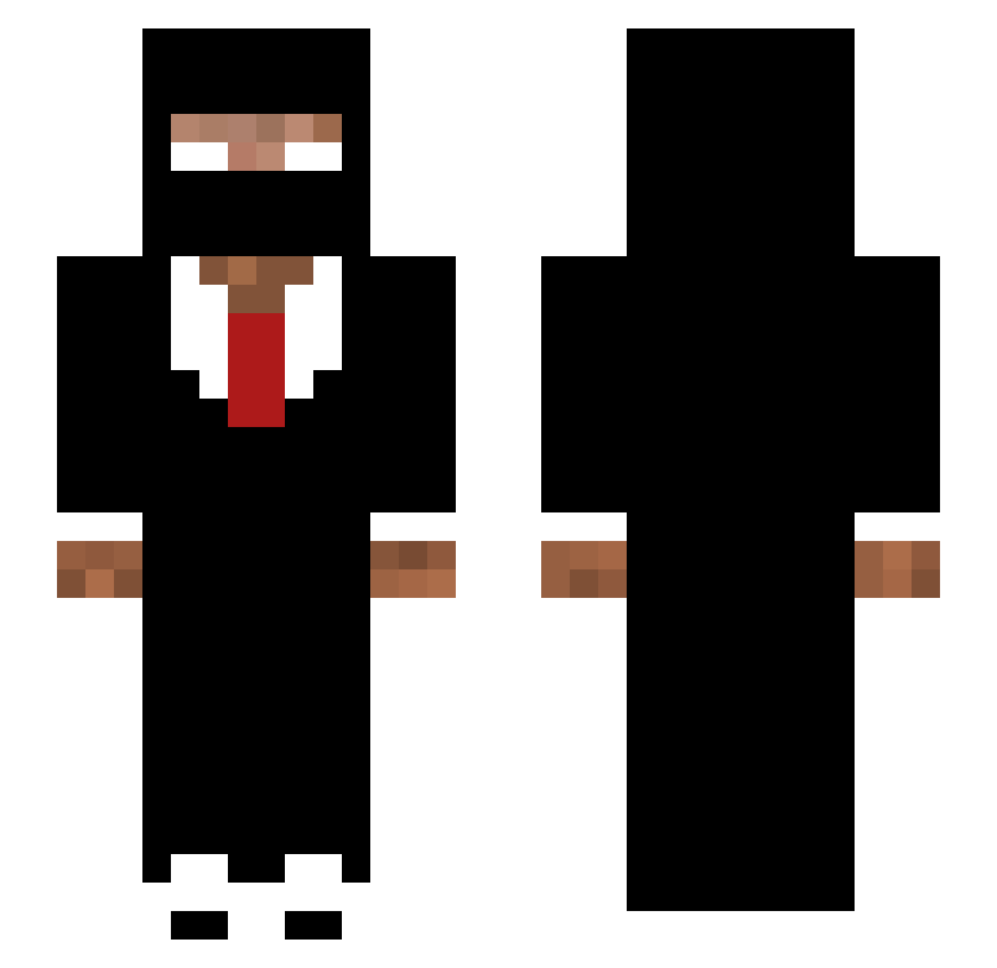 semboy0911 Minecraft skin, front and back view