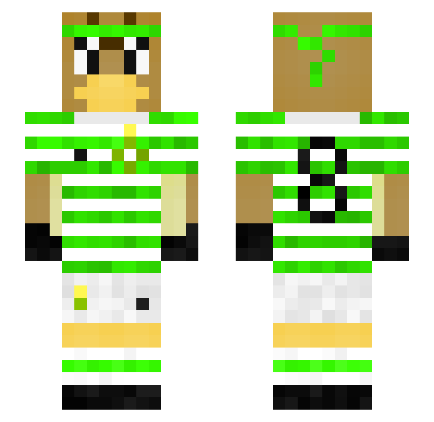 jangol69 Minecraft skin, front and back view