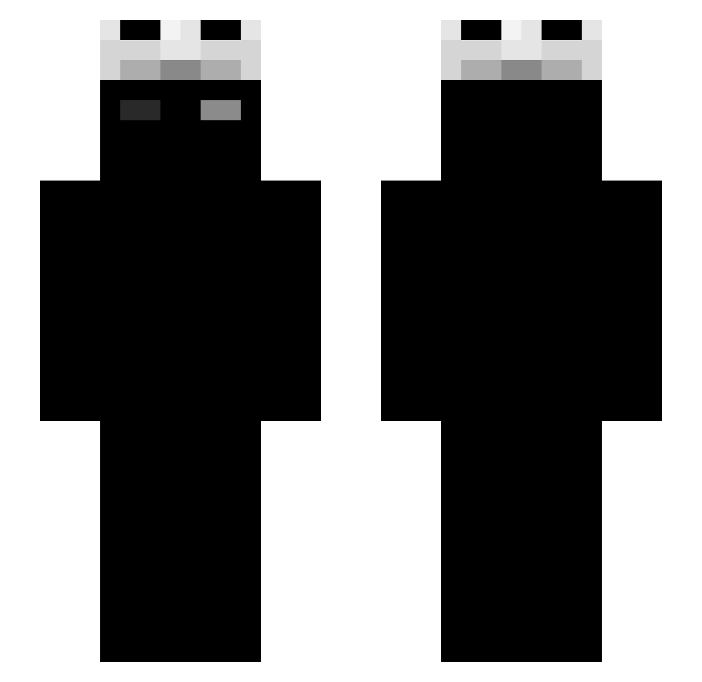 Irigas1 Minecraft skin, front and back view