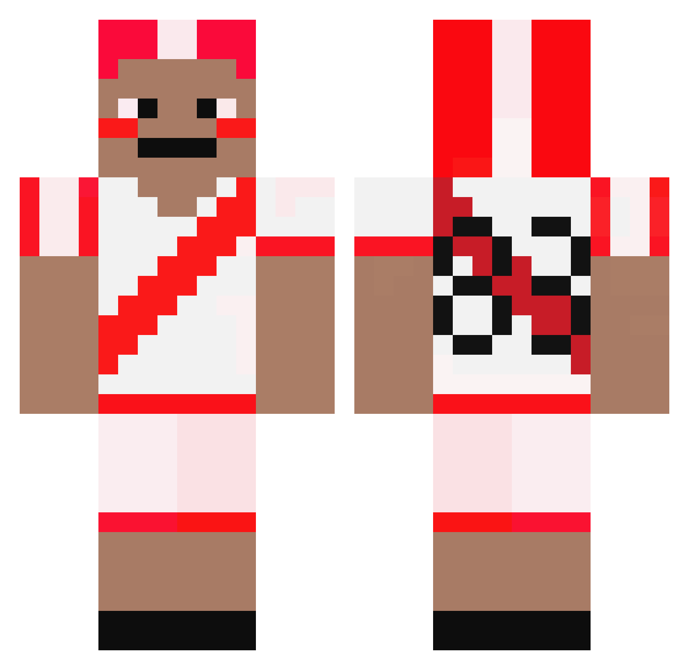 basilyy Minecraft skin, front and back view